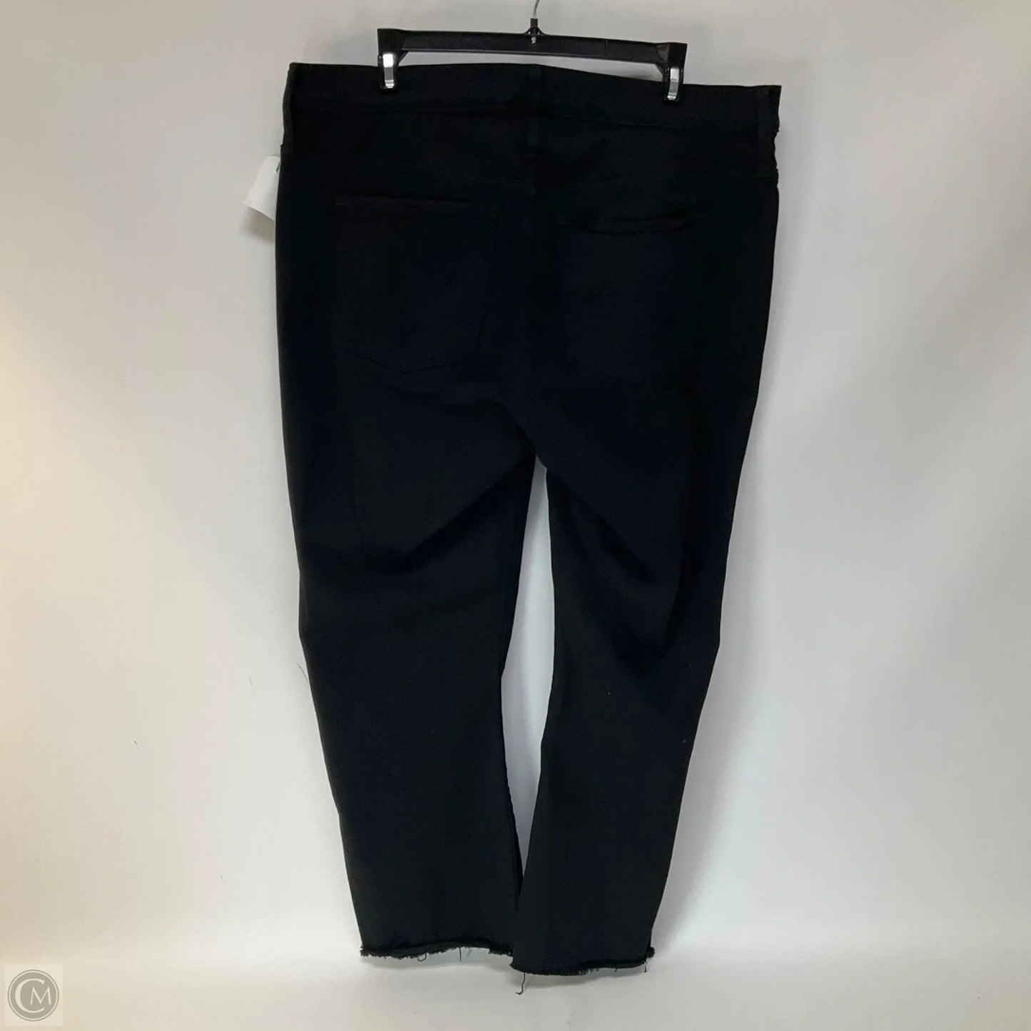 Jeans Cropped By J. Crew In Black Denim, Size: 16