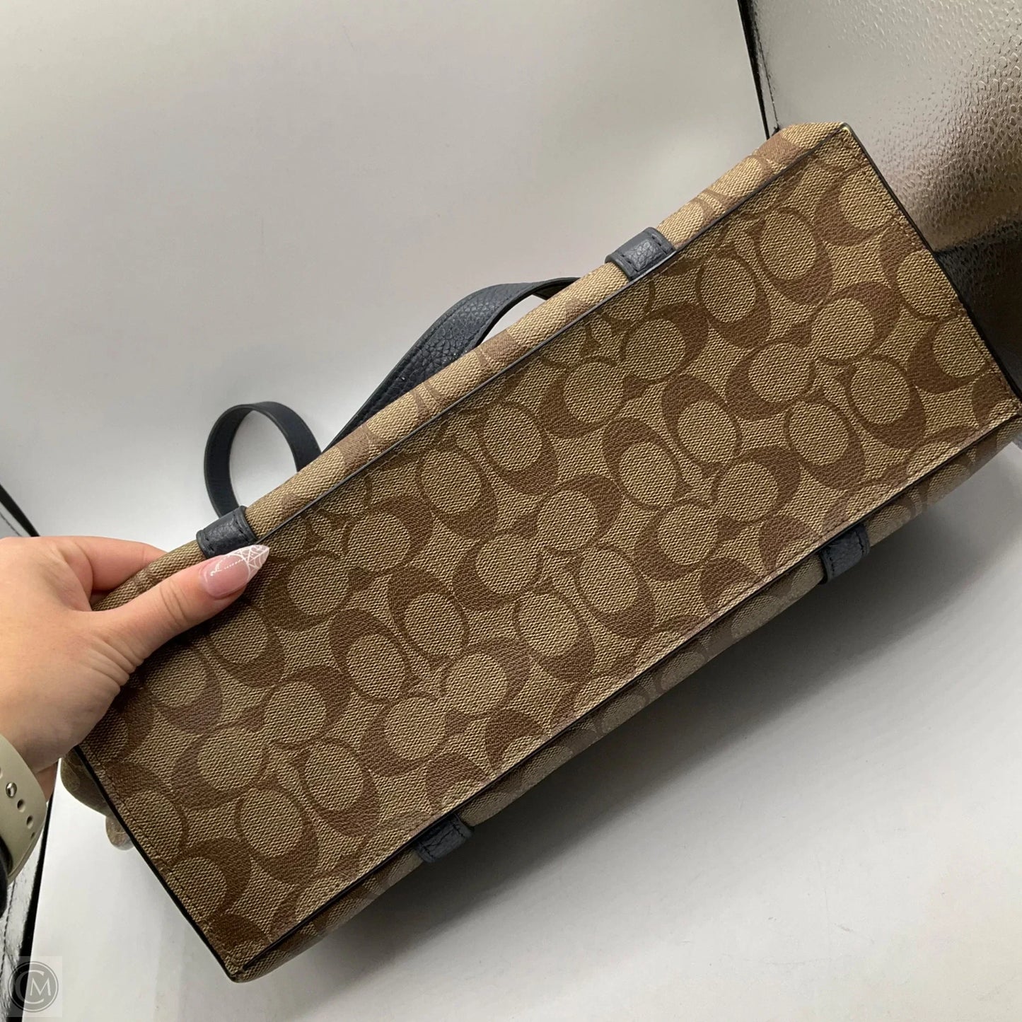 Tote Designer By Coach, Size: Medium