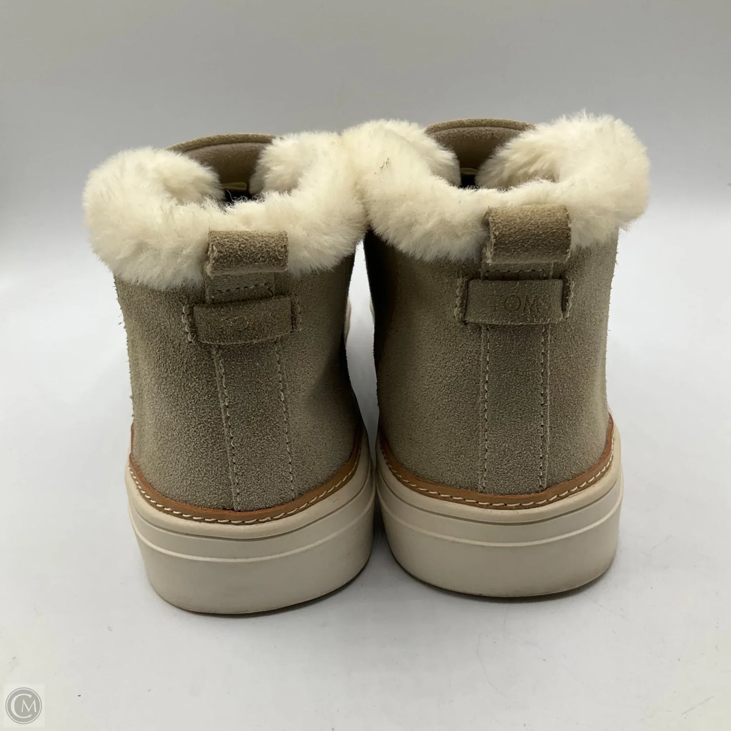 Boots Ankle Flats By Toms In Beige, Size: 10