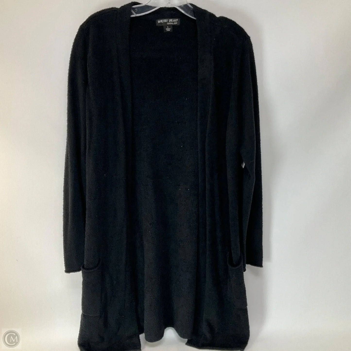 Sweater Cardigan By Barefoot Dreams In Black, Size: L