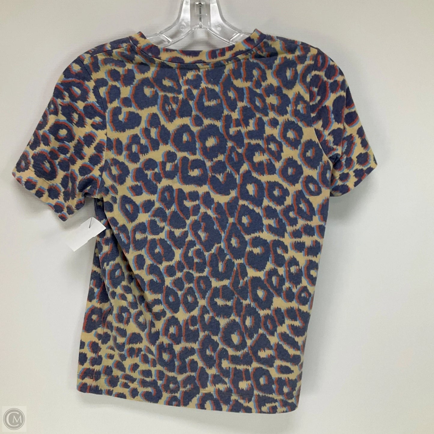 Top Short Sleeve By Sol Angeles In Animal Print, Size: Xs