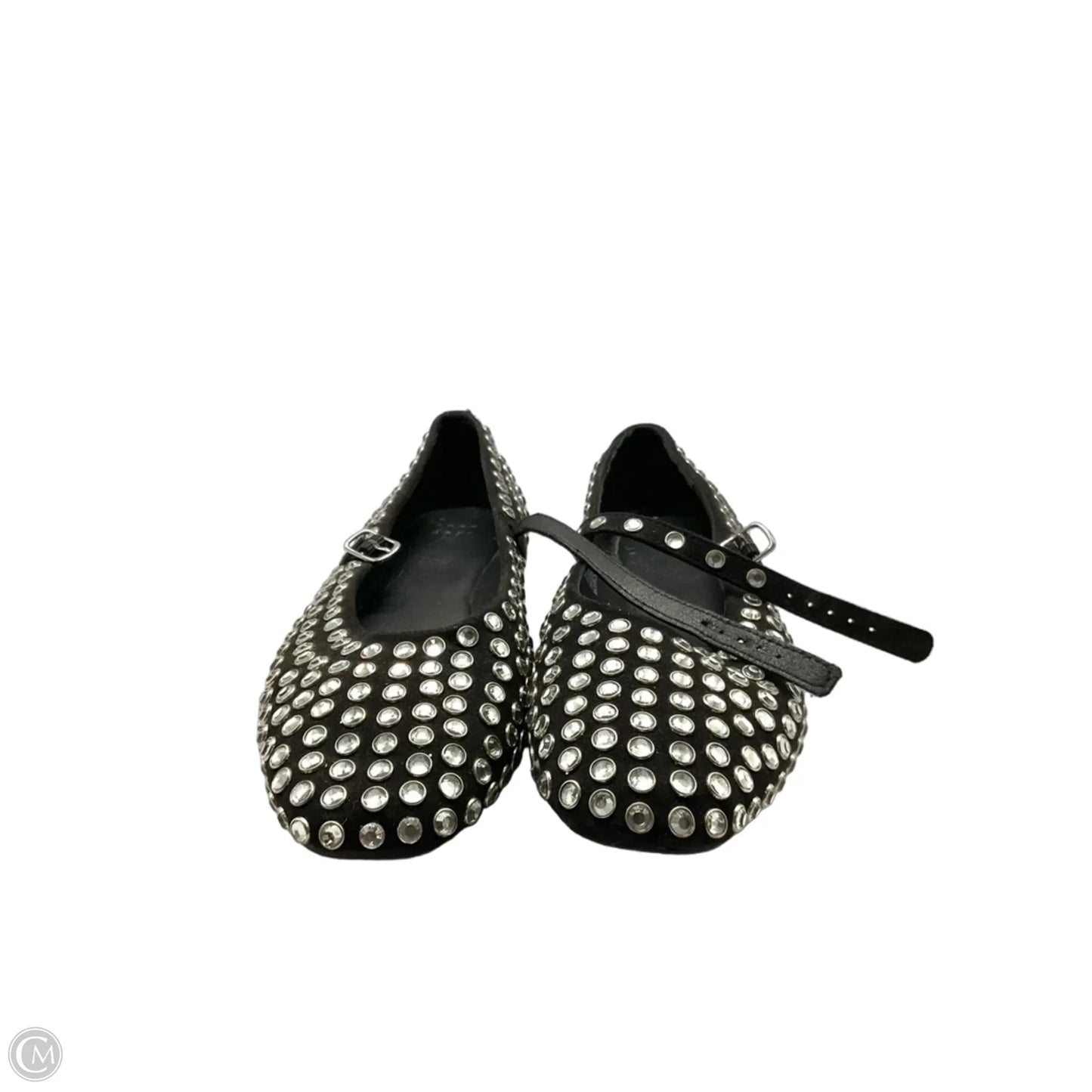 Shoes Flats By A New Day In Black & Silver, Size: 7.5