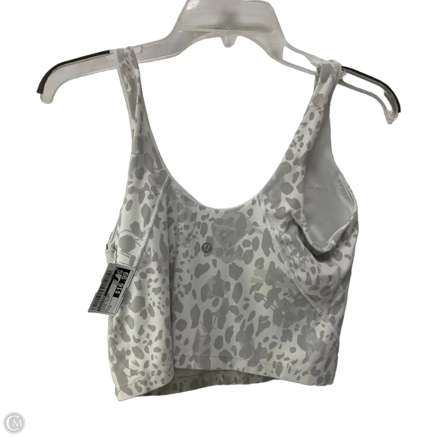 Athletic Bra By Lululemon In Animal Print, Size: 8