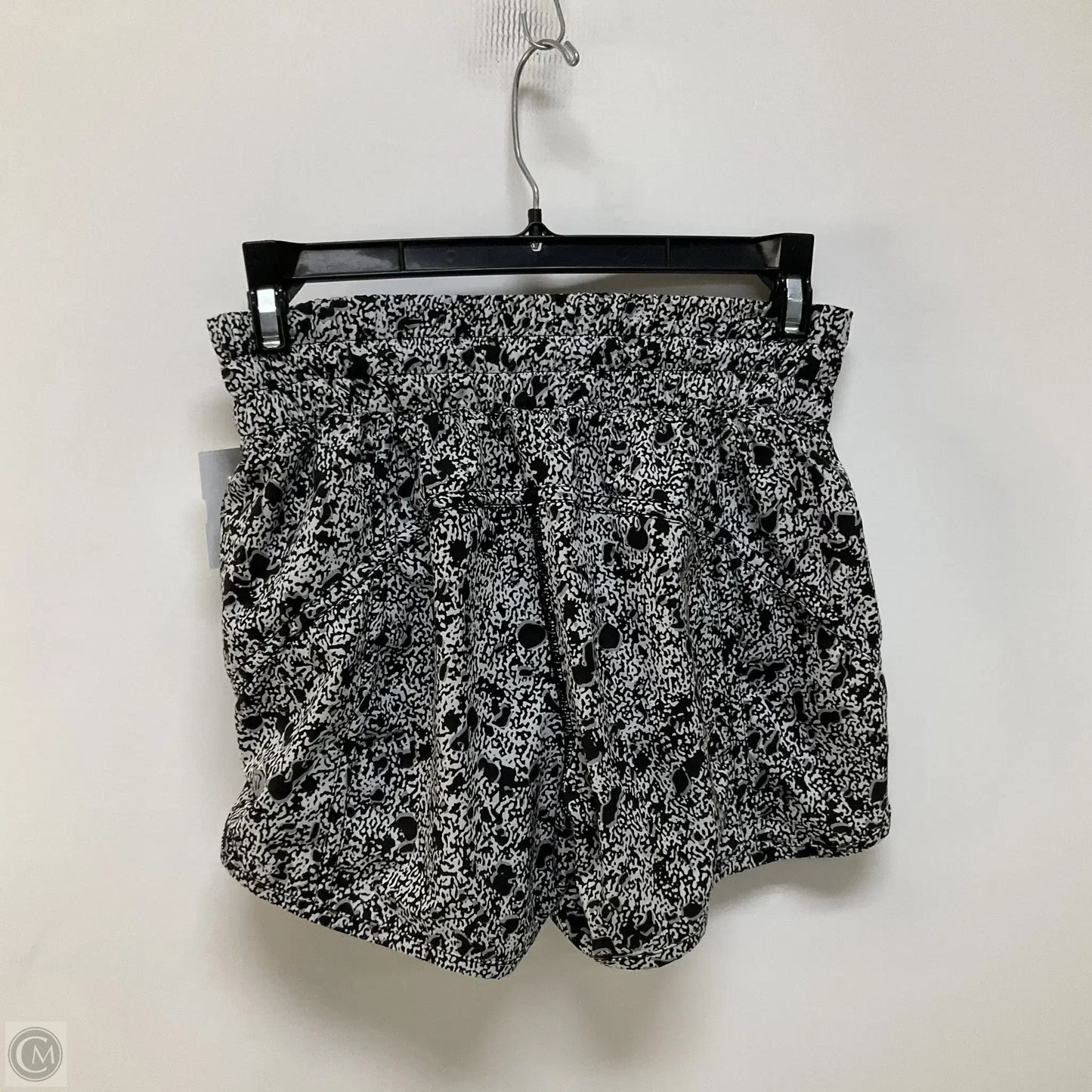 Athletic Shorts By Lululemon In Black & White, Size: 4