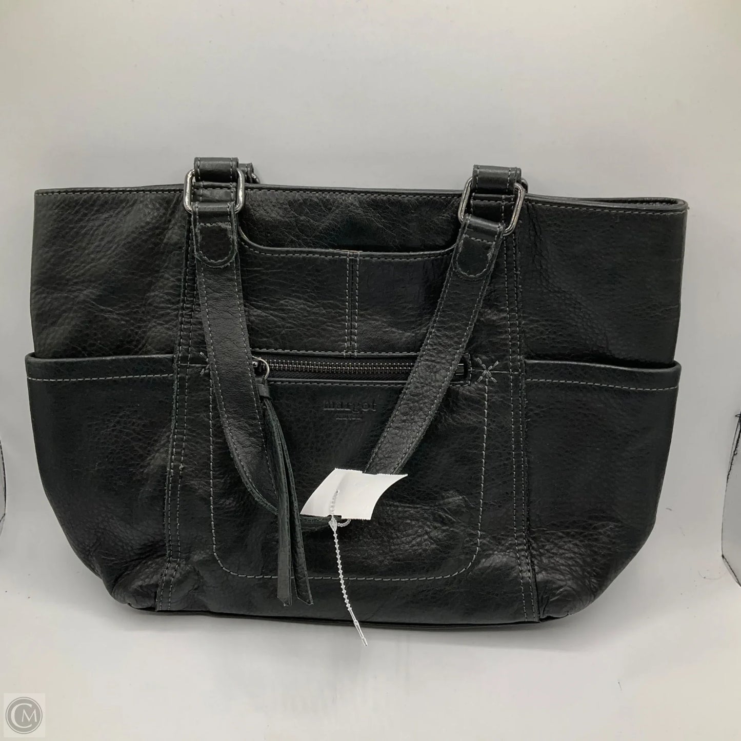 Handbag Leather By Margot, Size: Small