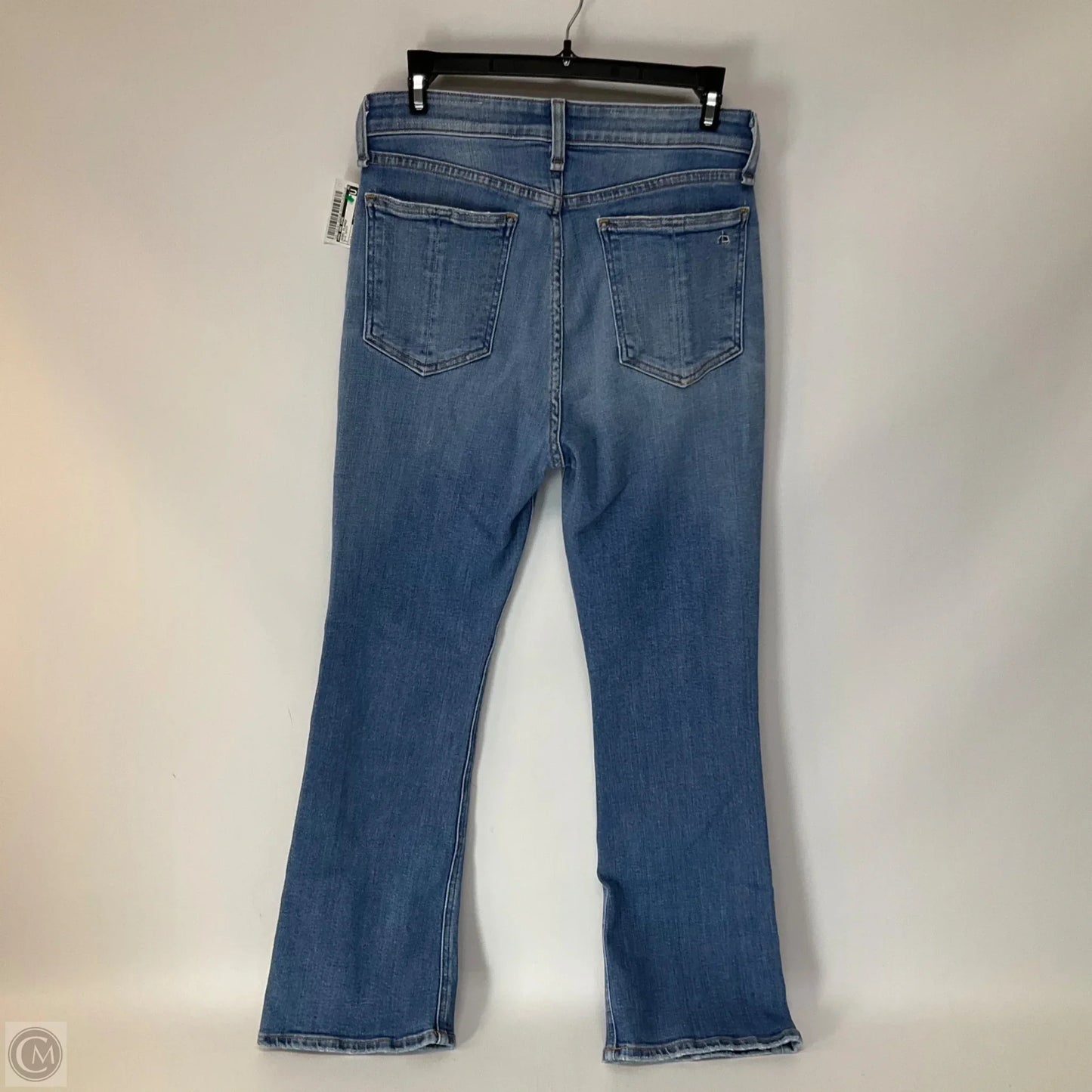 Jeans Flared By Rag And Bone In Blue Denim, Size: 4