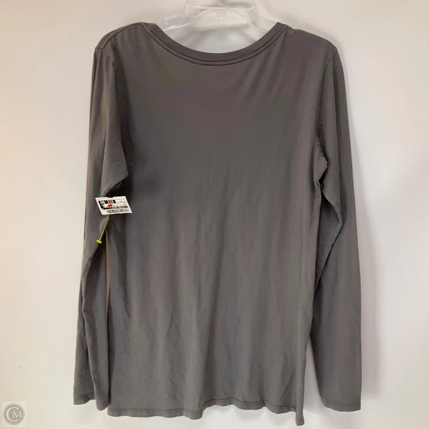 Athletic Top Long Sleeve Crewneck By Clothes Mentor In Grey, Size: Xl