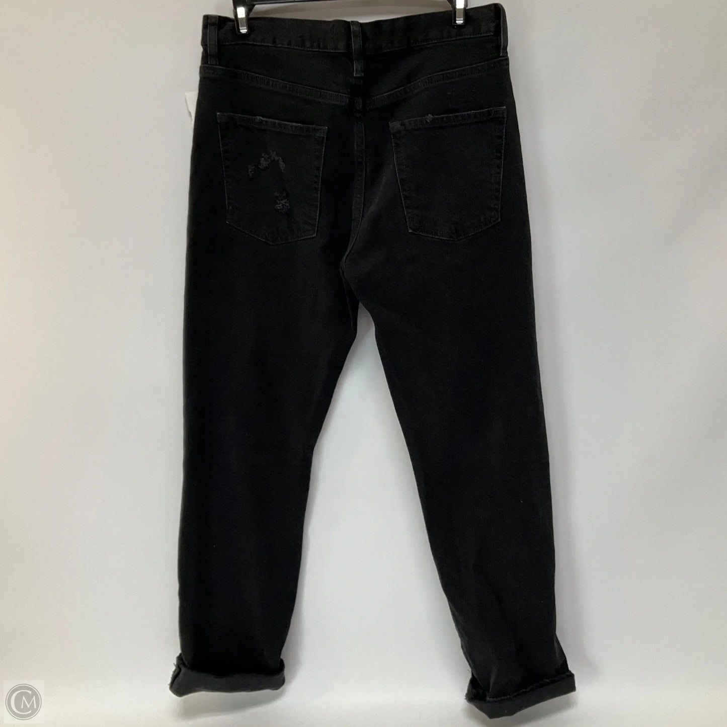 Jeans Straight By We The Free In Black Denim, Size: 2