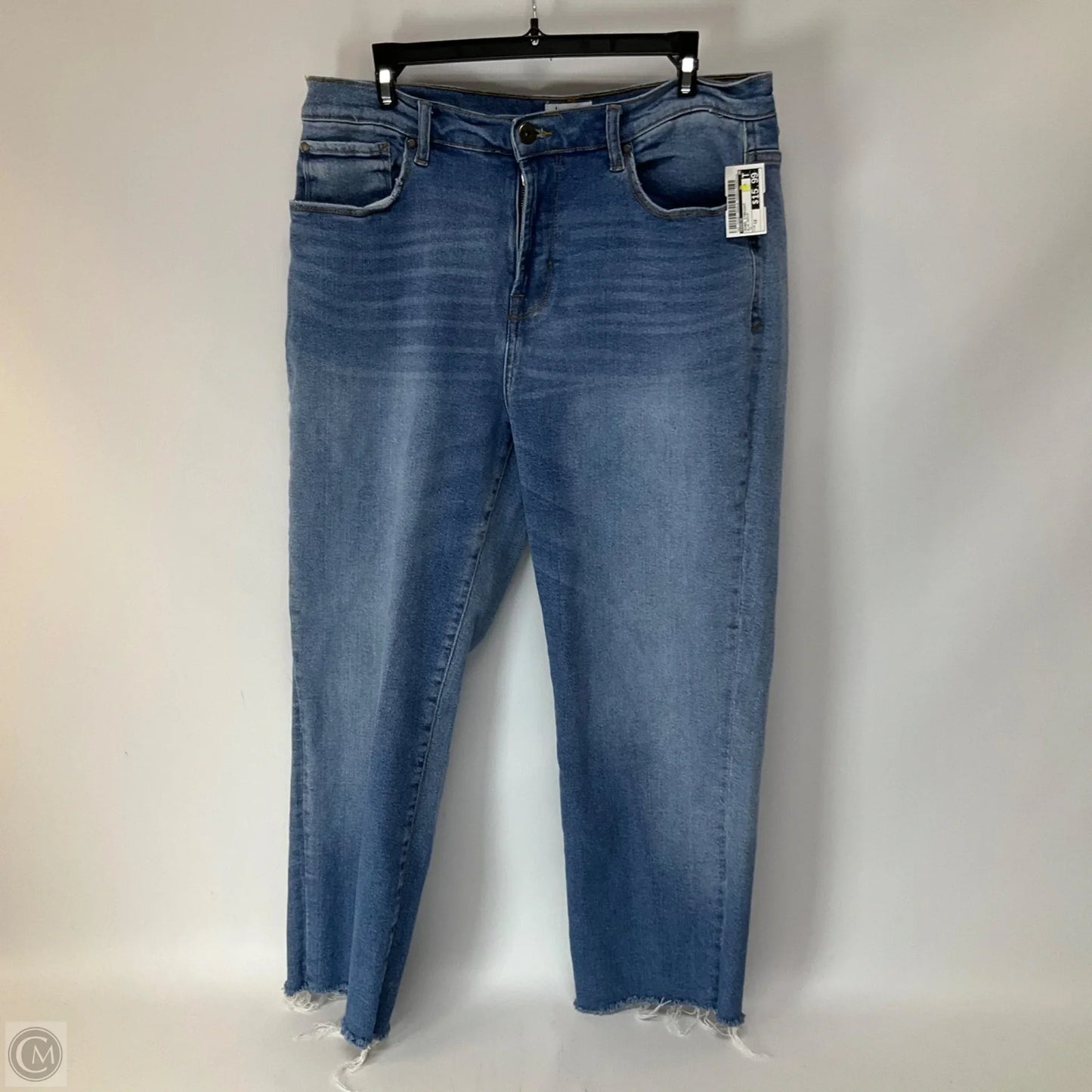 Jeans Straight By Kensie In Blue Denim, Size: 12