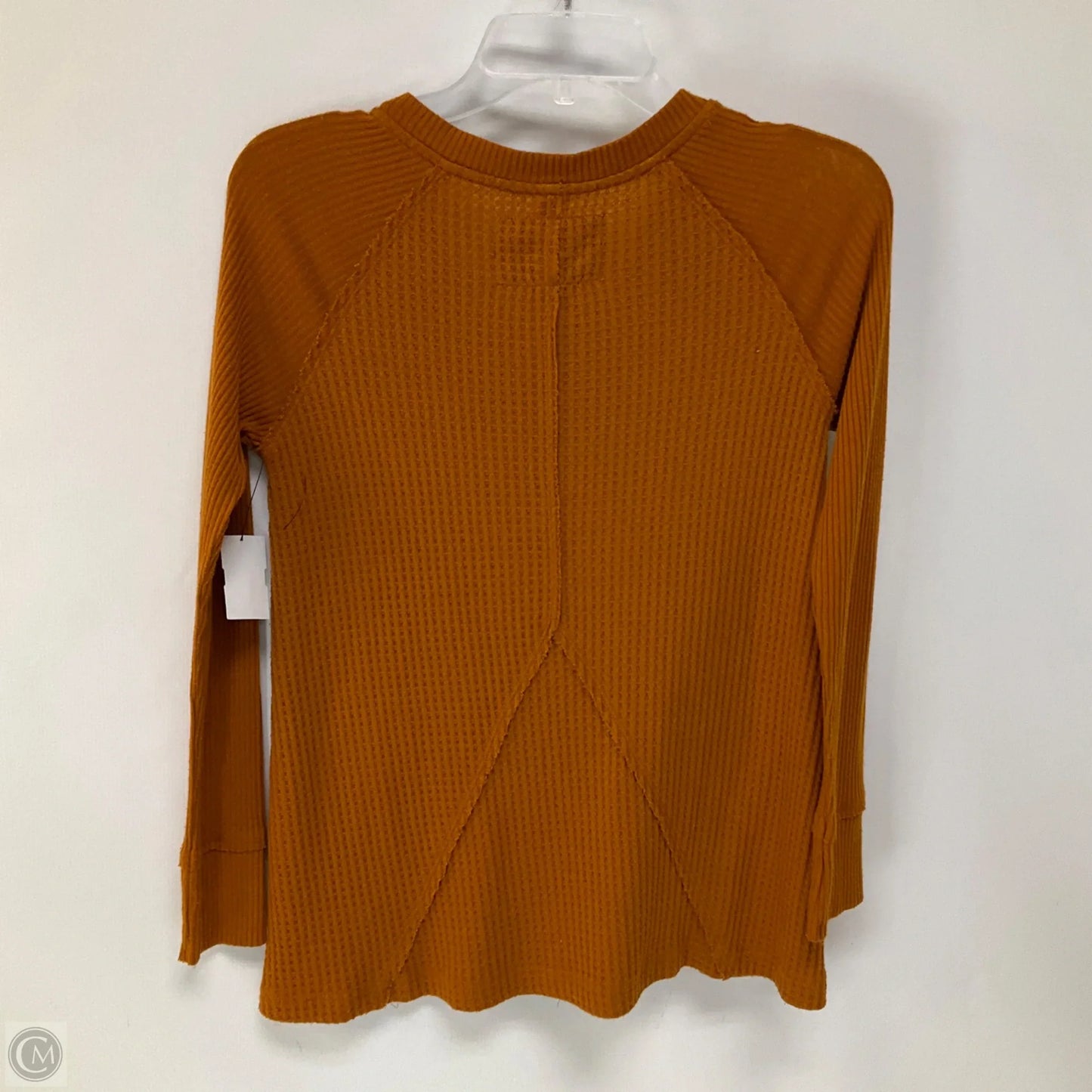 Top Long Sleeve Basic By Maeve In Orange, Size: Xs