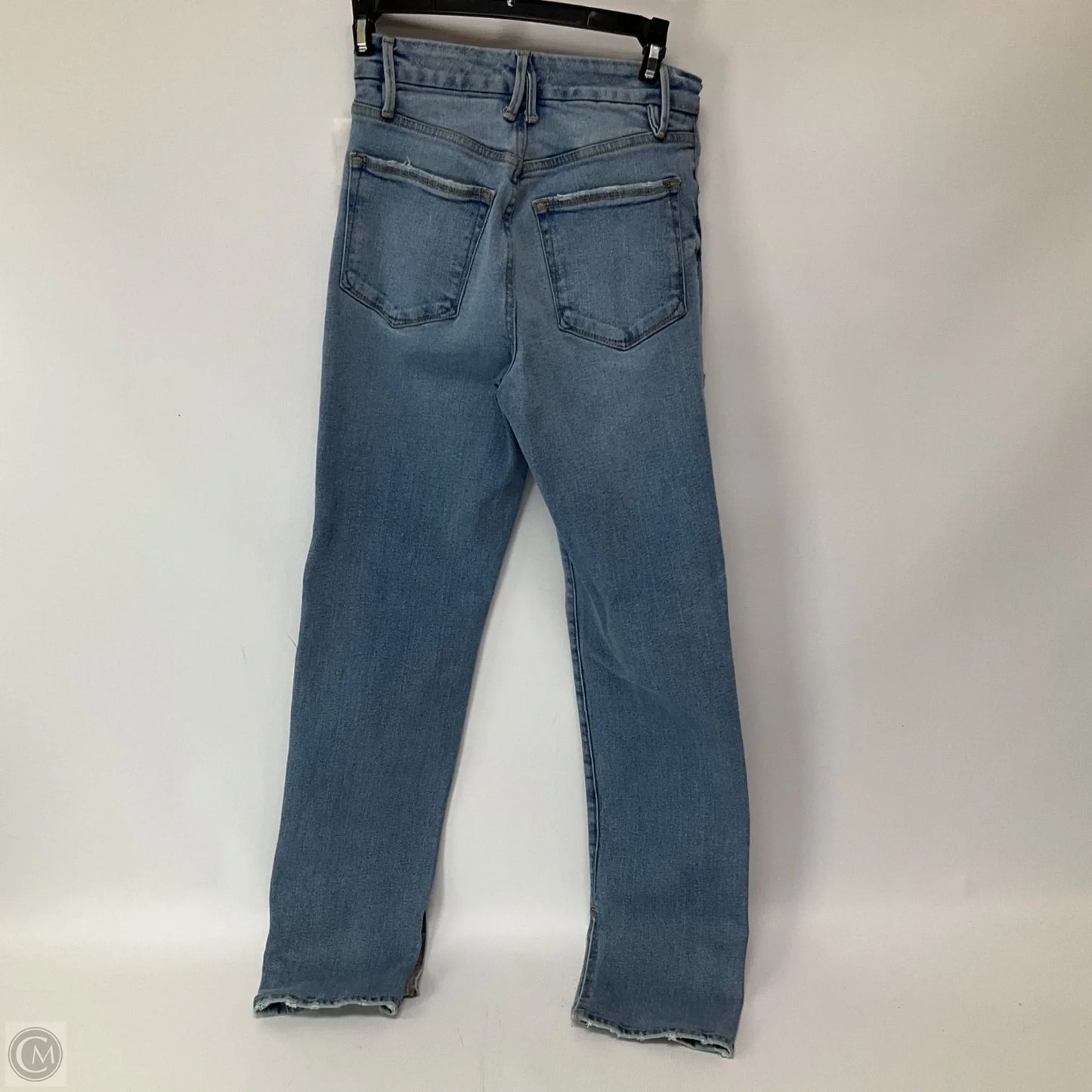 Jeans Skinny By Good American In Blue Denim, Size: 0