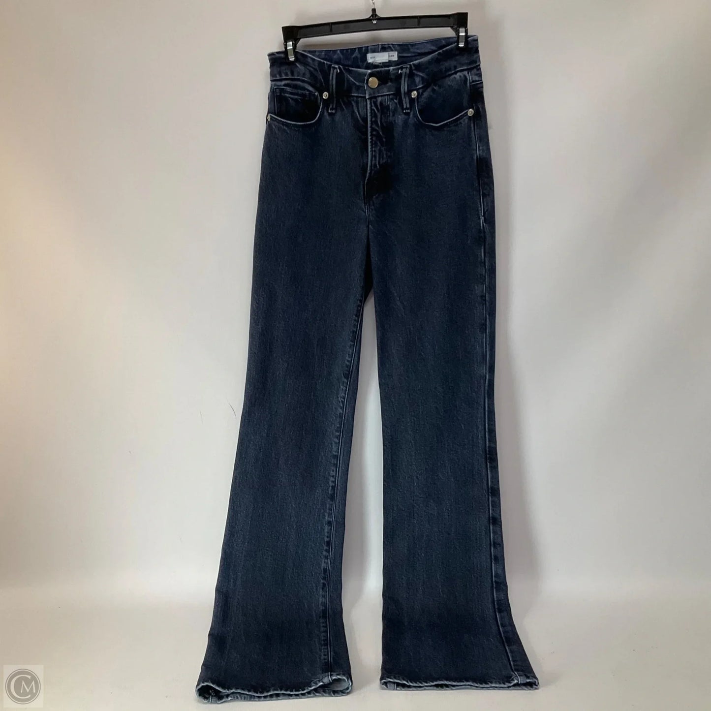 Jeans Skinny By Good American In Blue Denim, Size: 0