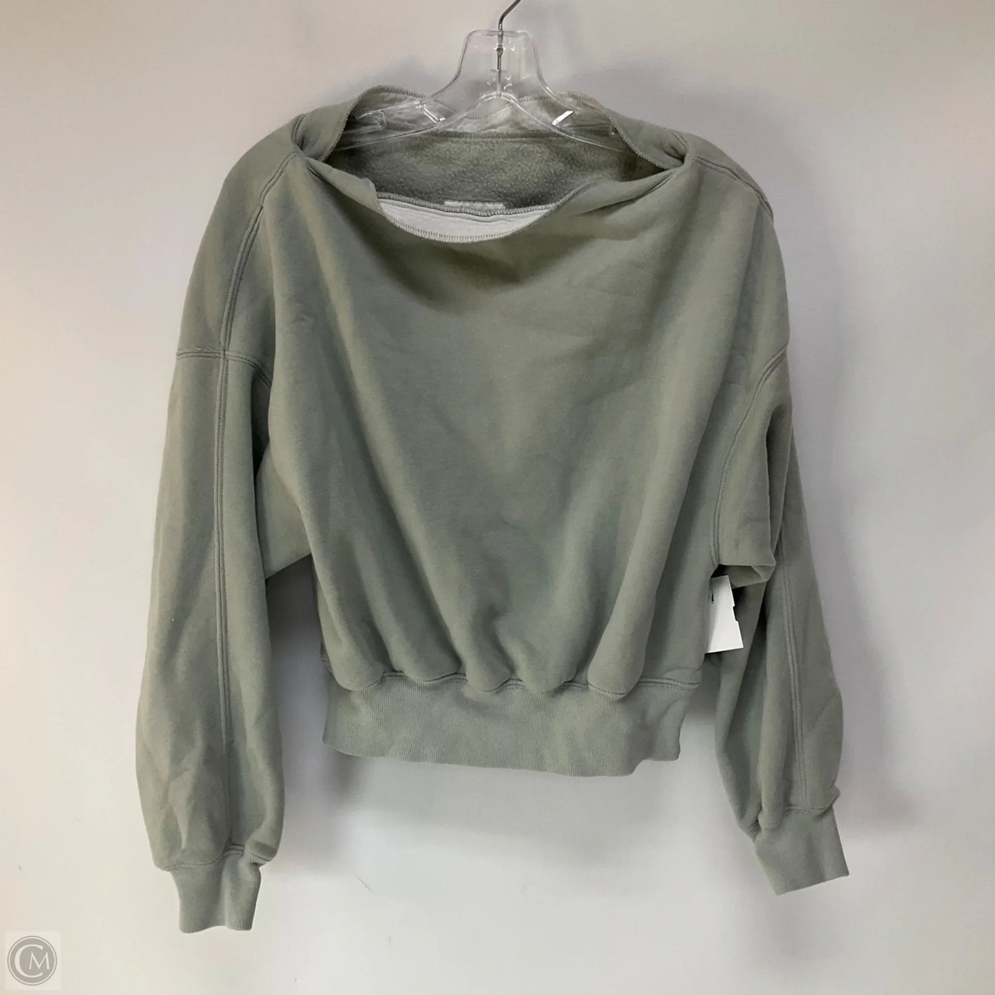 Sweatshirt Crewneck By Abercrombie And Fitch In Green, Size: Xs