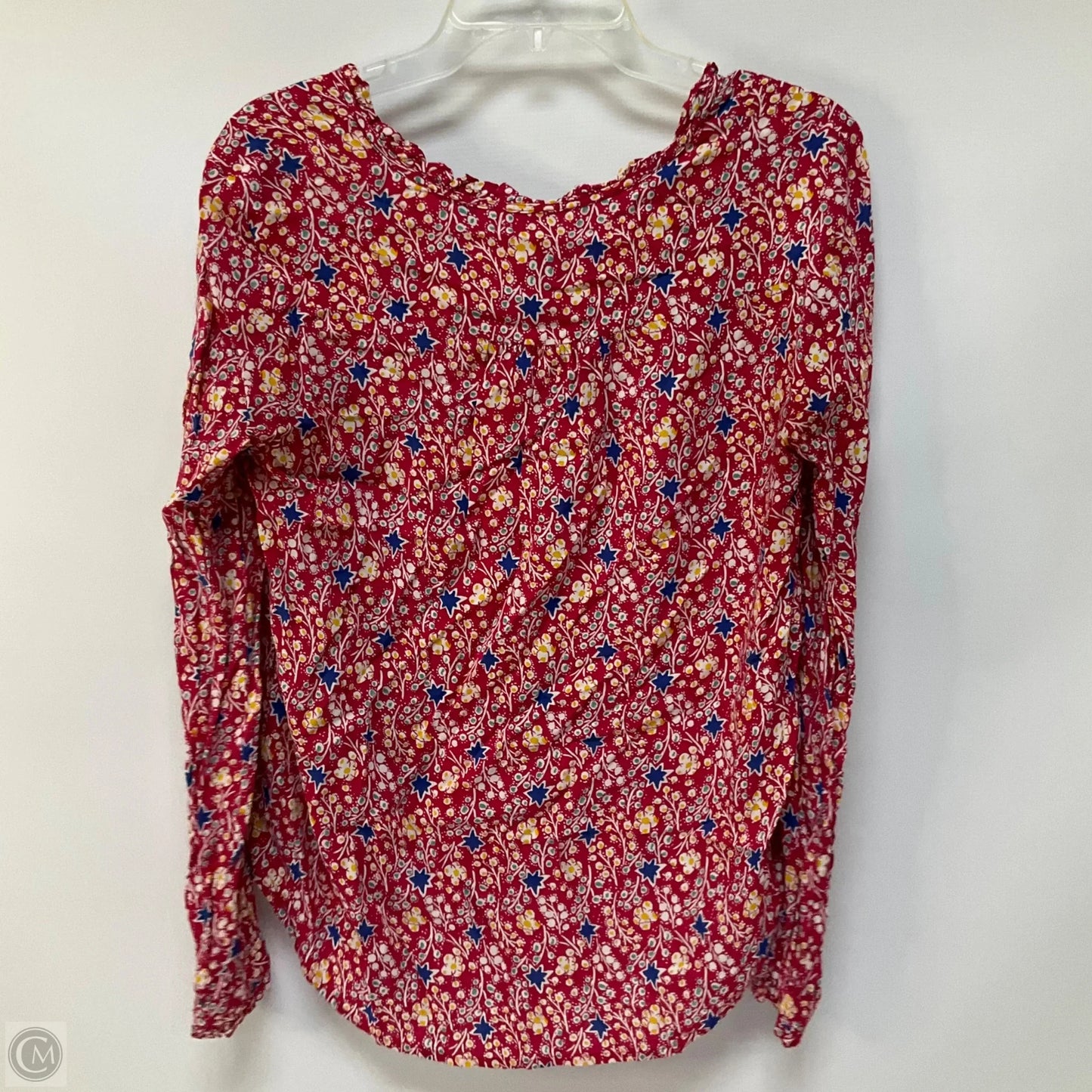 Top Long Sleeve By Maeve In Paisley Print, Size: 6