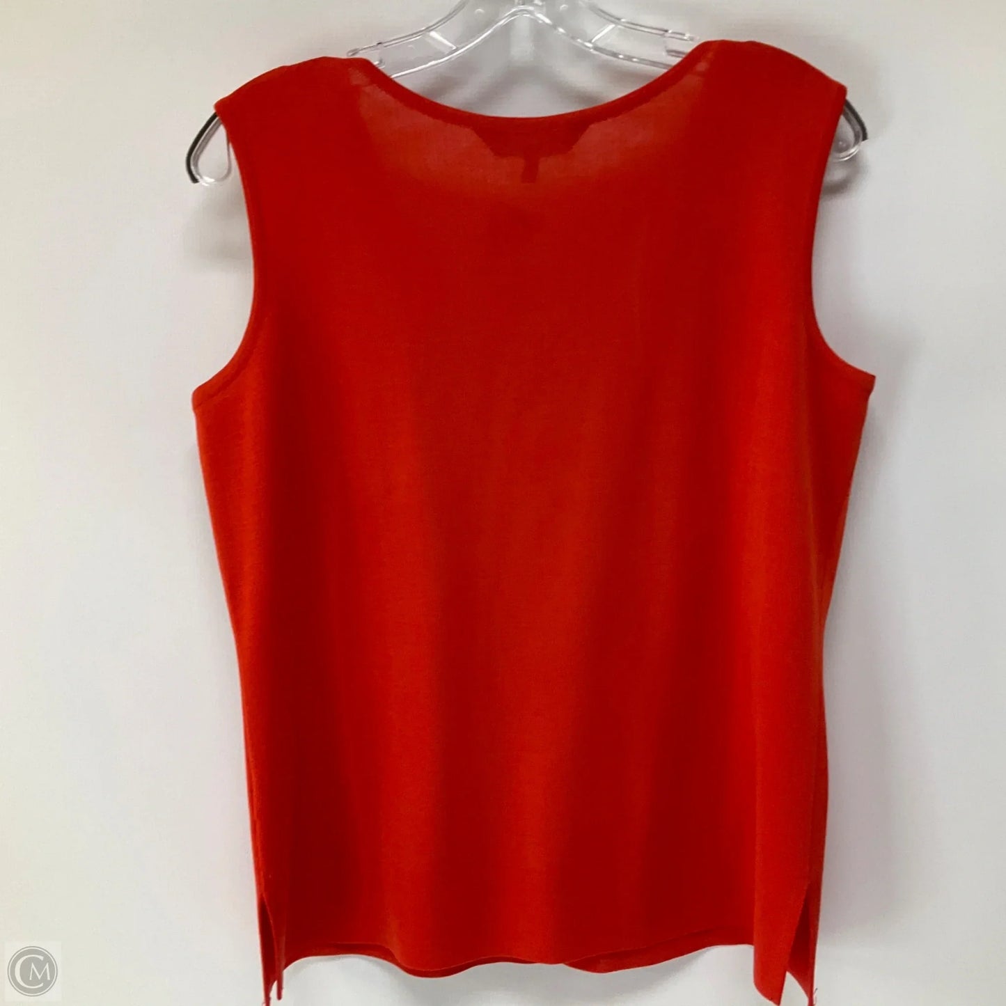 Top Sleeveless By Ming Wang In Orange, Size: M