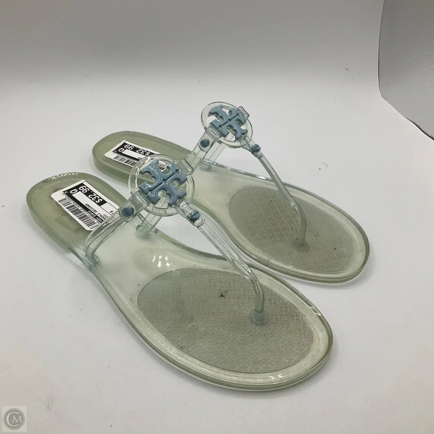 Sandals Designer By Tory Burch In Green, Size: 8
