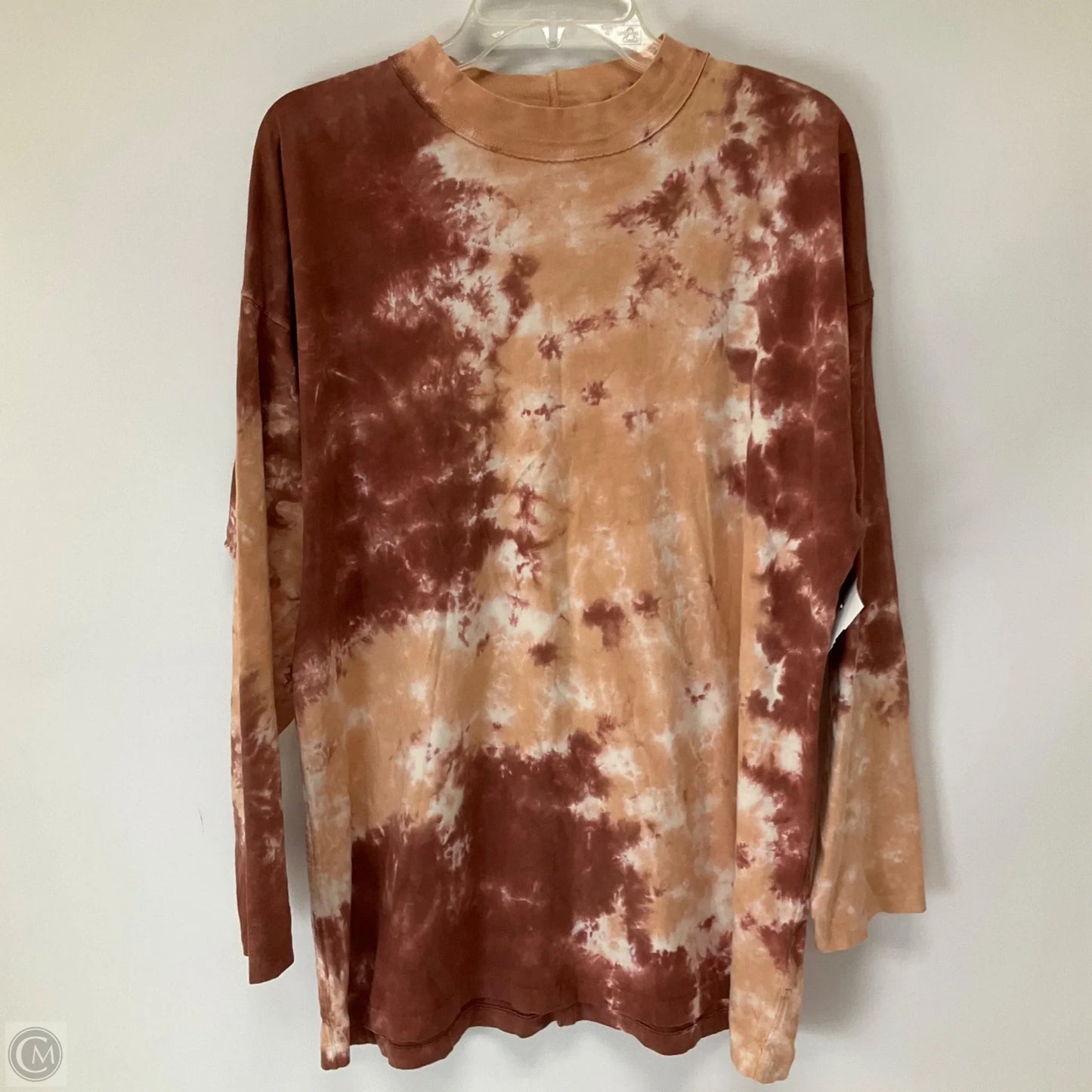 Top Long Sleeve By We The Free In Tie Dye Print, Size: M