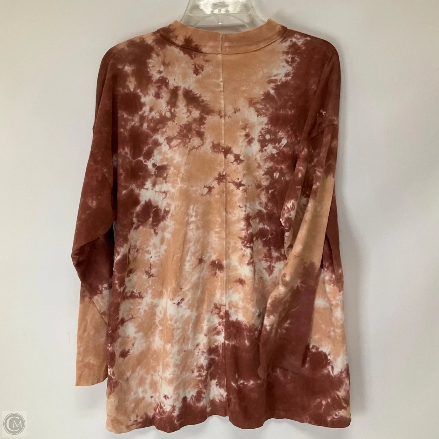 Top Long Sleeve By We The Free In Tie Dye Print, Size: M