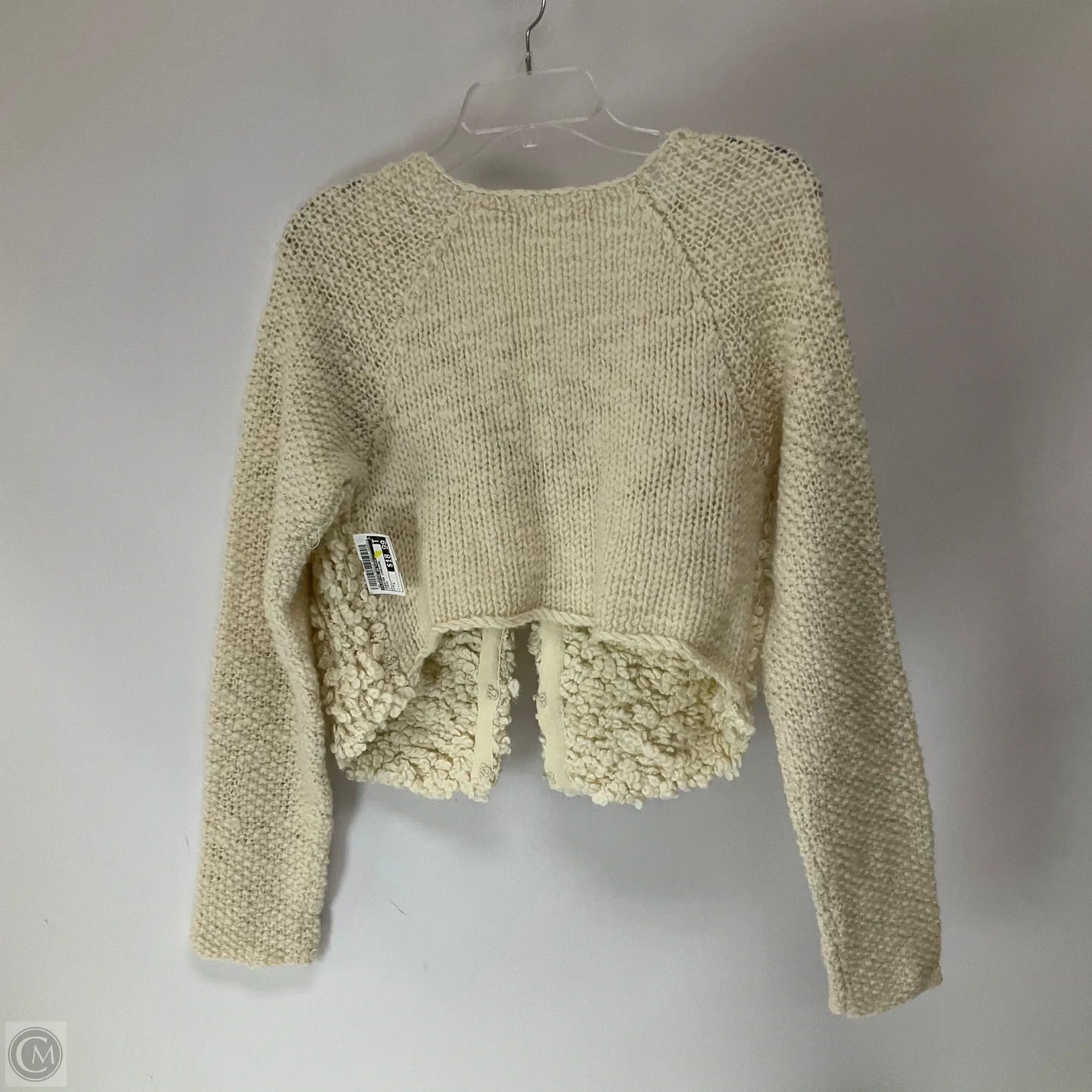 Sweater Cardigan By Sleeping On Snow In Cream, Size: L