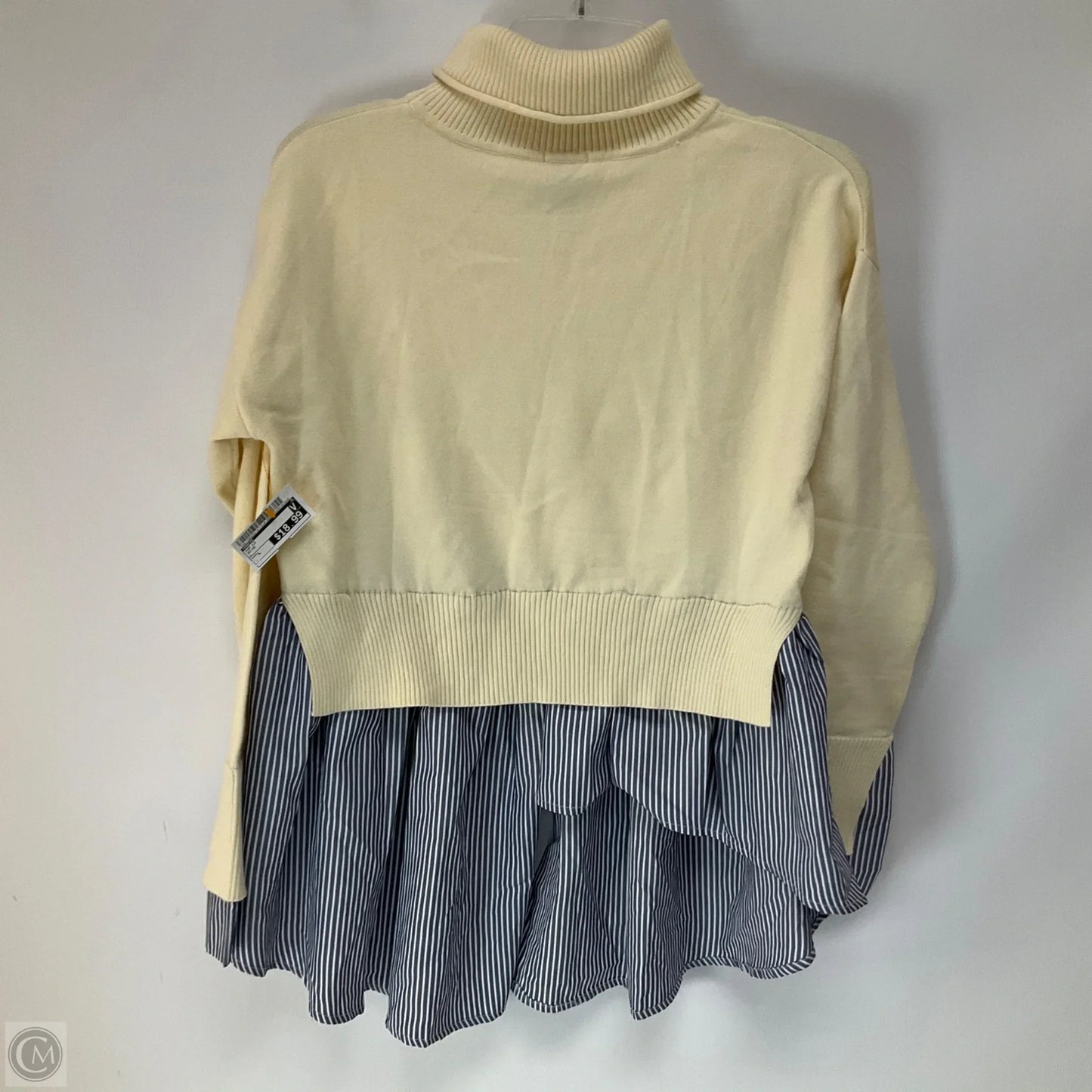 Top Long Sleeve By Maeve In Beige, Size: L
