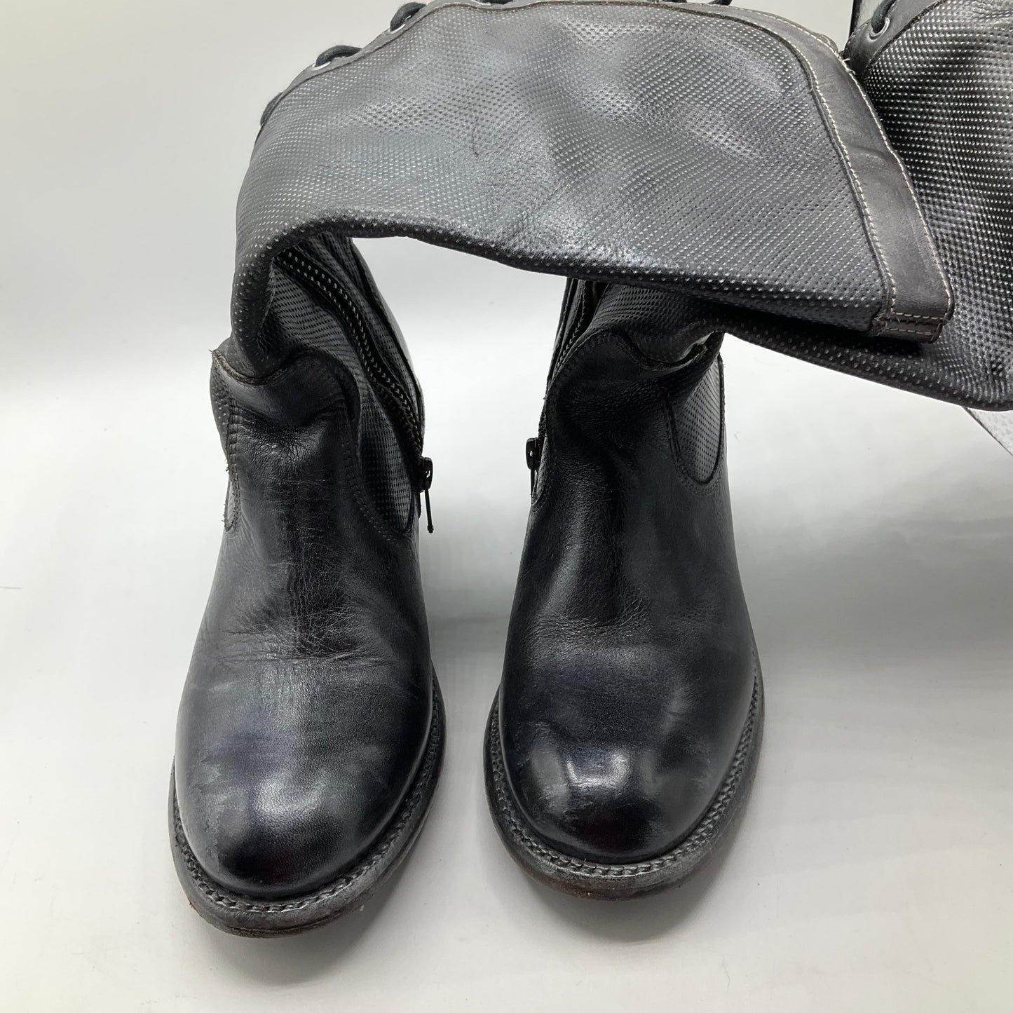 Boots Knee Heels By Bed Stu Size: 7