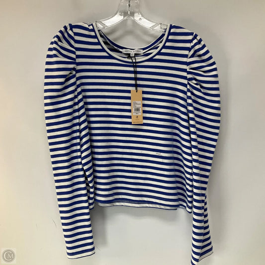 Sweatshirt Designer By Rebecca Minkoff In Striped Pattern, Size: L