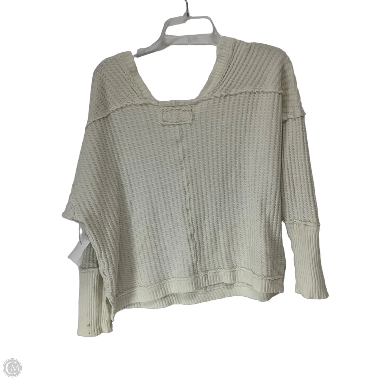 Top Long Sleeve By We The Free In Cream, Size: L
