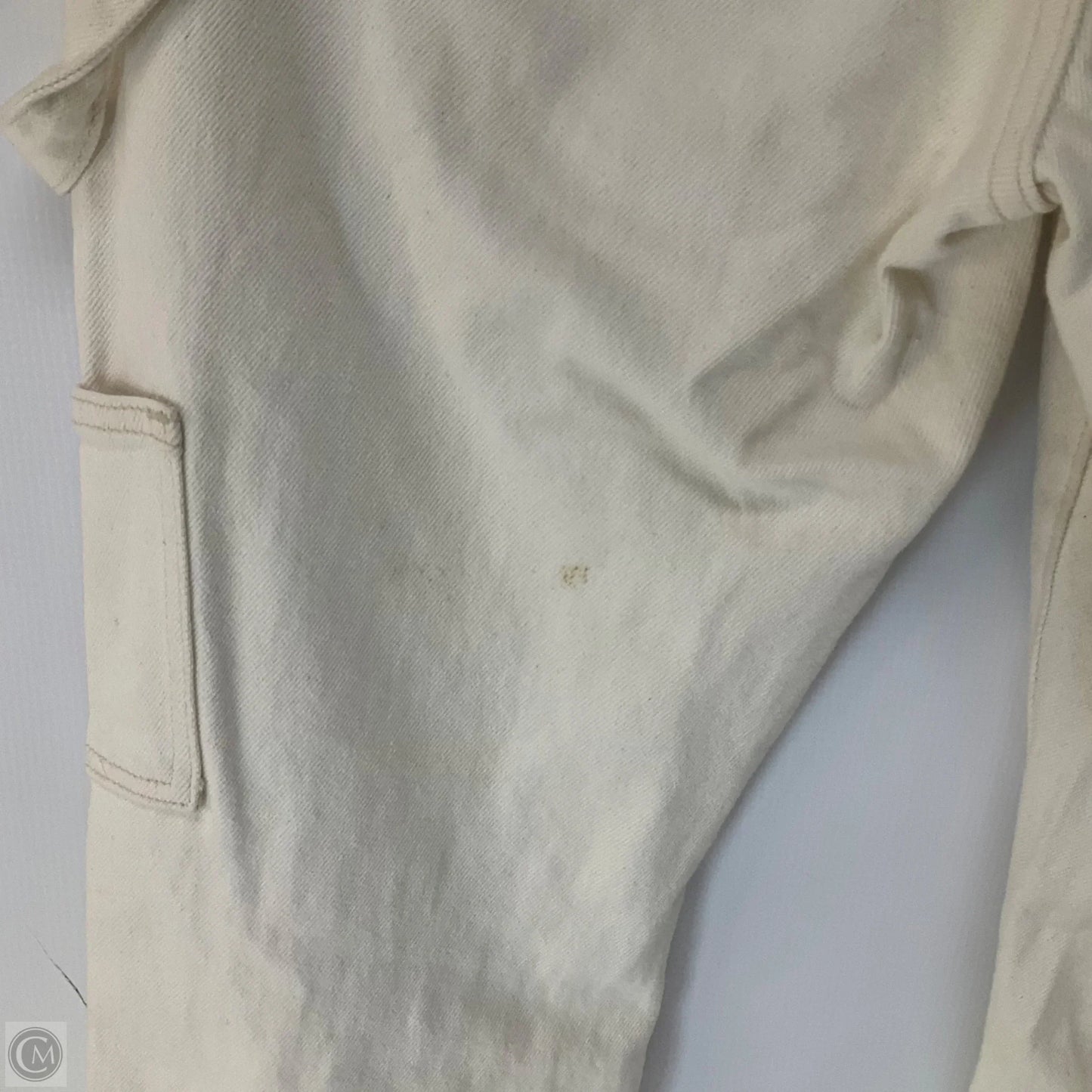 Jeans Boot Cut By Cmc In White Denim, Size: 0