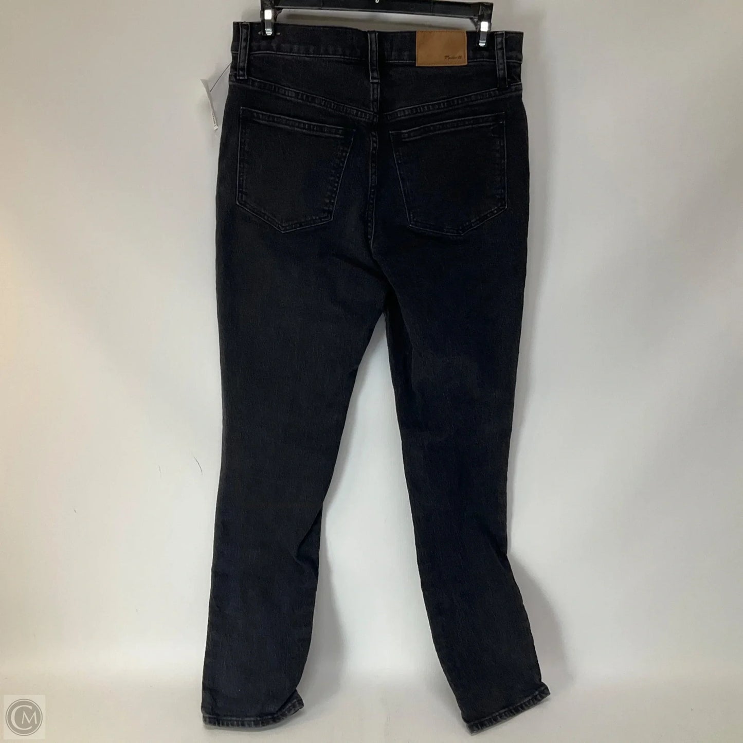 Jeans Straight By Madewell In Black Denim, Size: 0
