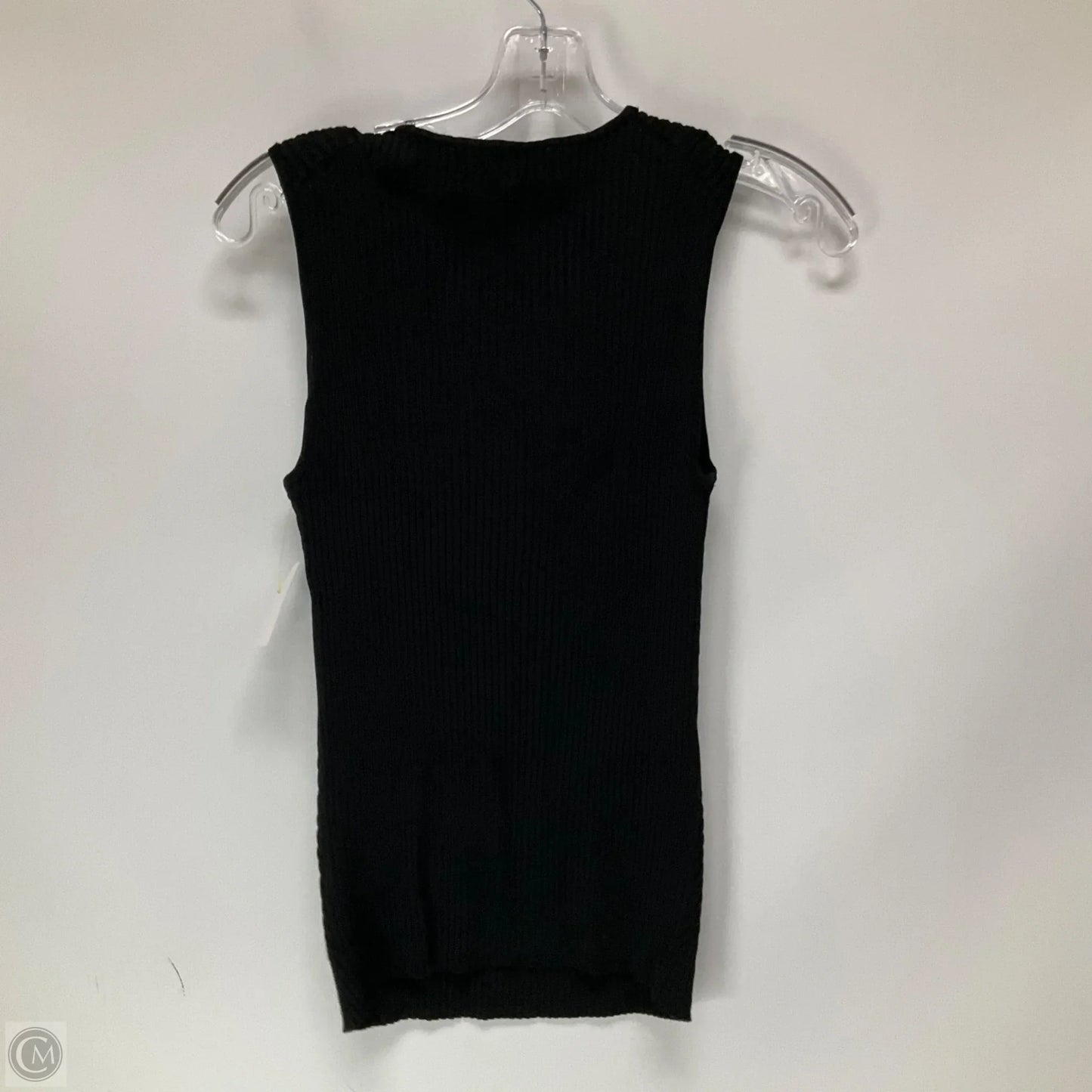 Top Sleeveless By Saks Fifth Avenue In Black, Size: L