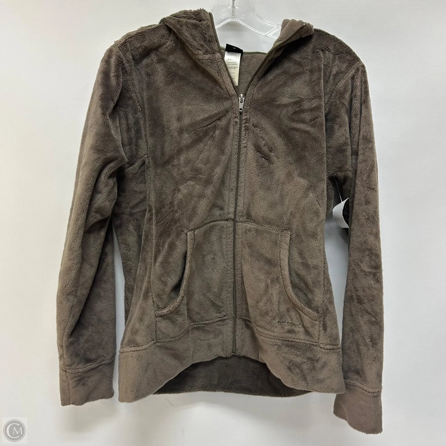 Jacket Fleece By Patagonia In Taupe, Size: M