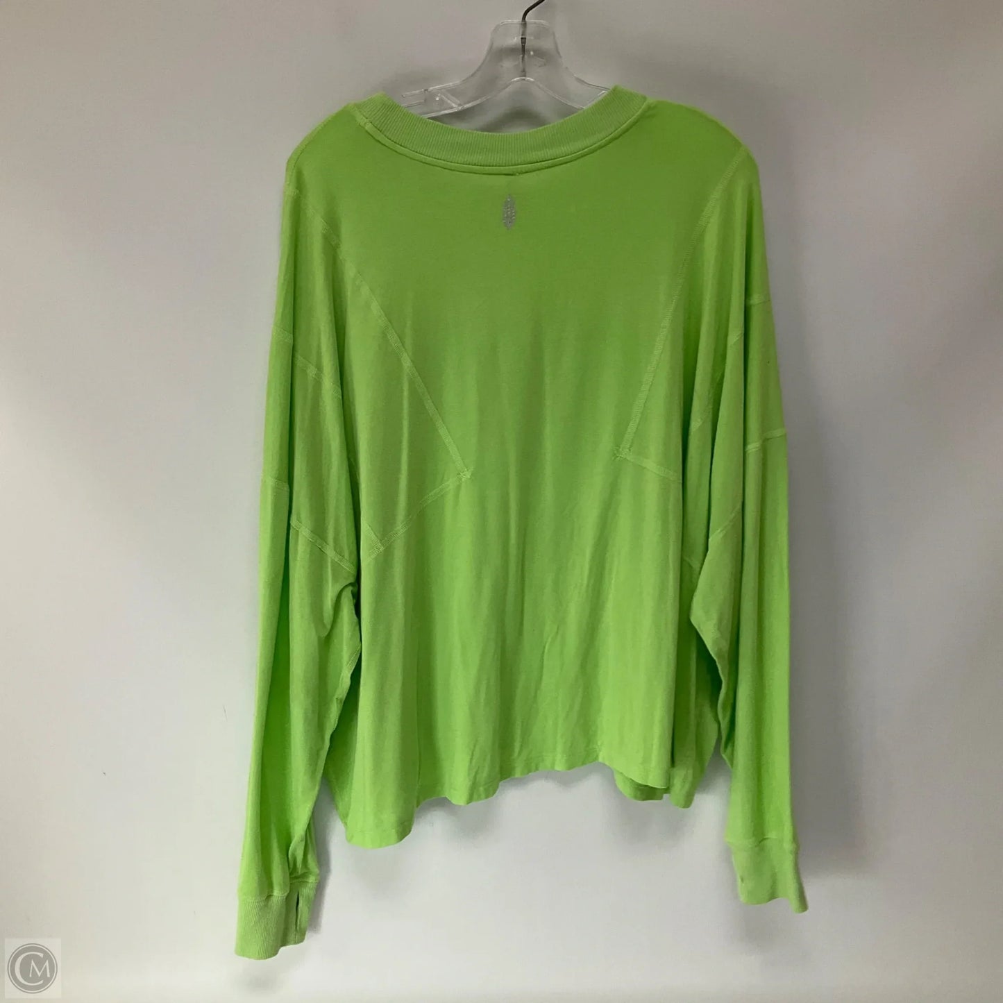 Top Long Sleeve By Free People In Green, Size: M