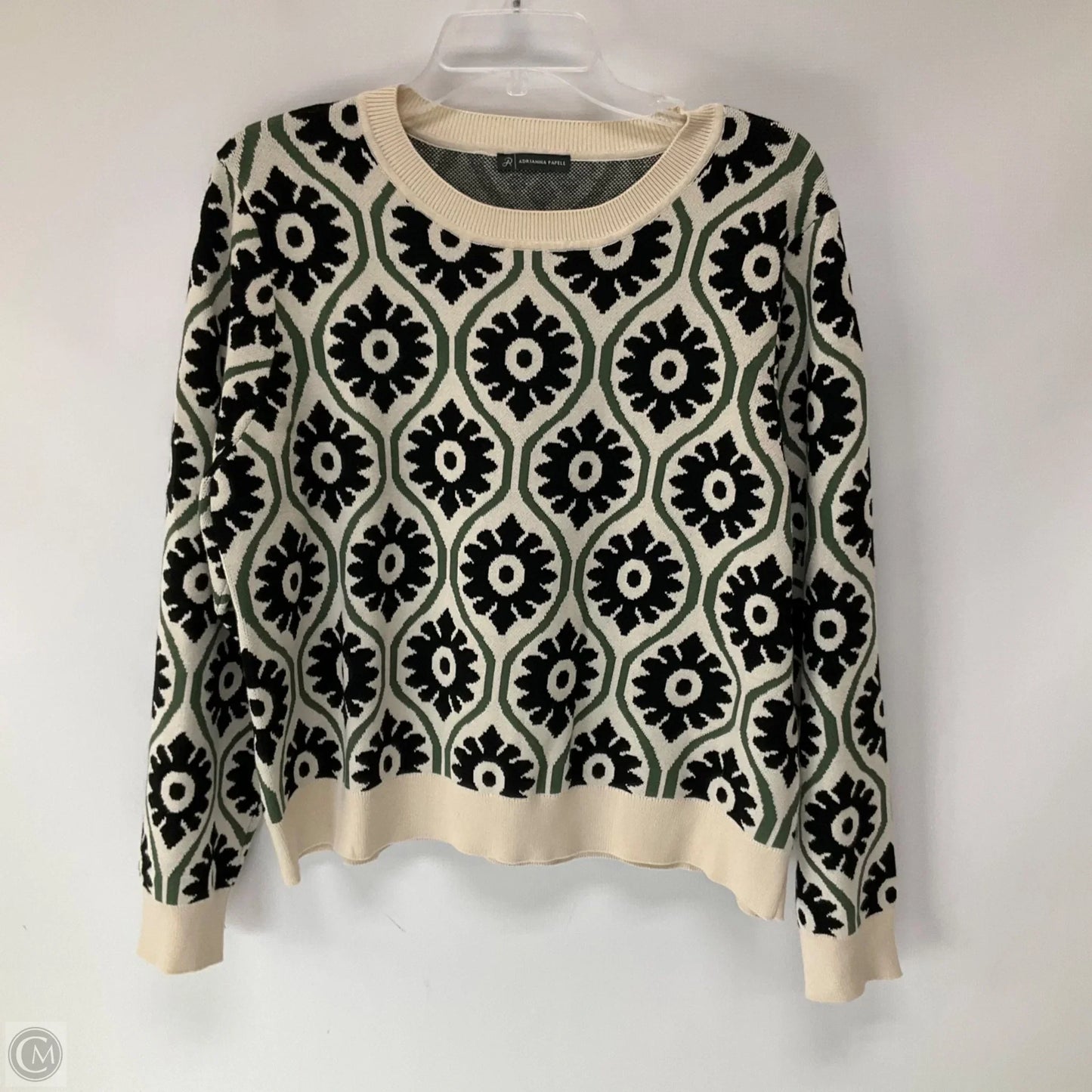 Sweater By Adrianna Papell In Tan, Size: M