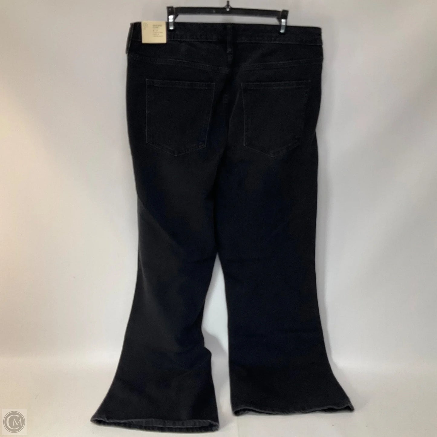 Jeans Flared By Universal Thread In Black Denim, Size: 18