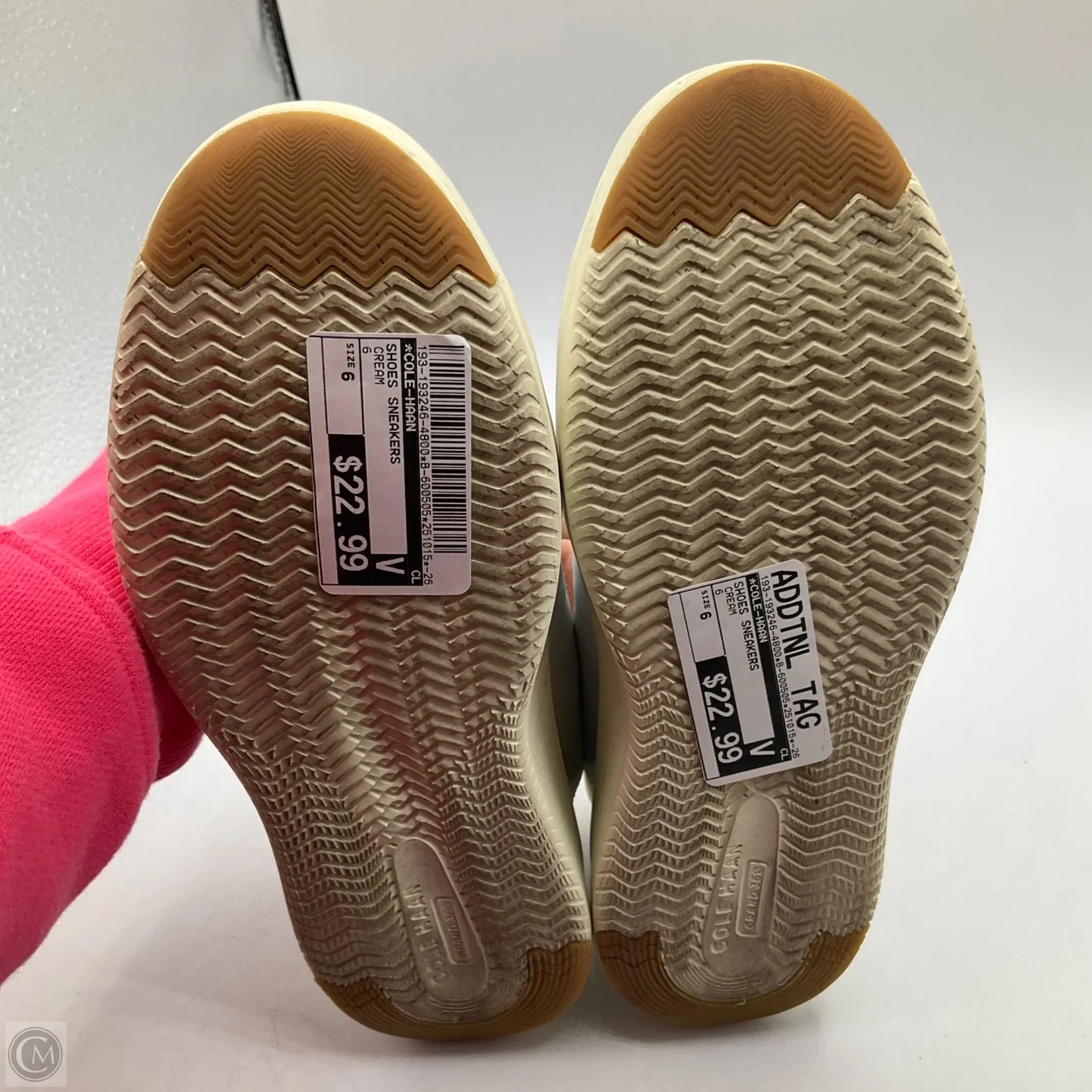 Shoes Sneakers By Cole-haan In Cream, Size: 6