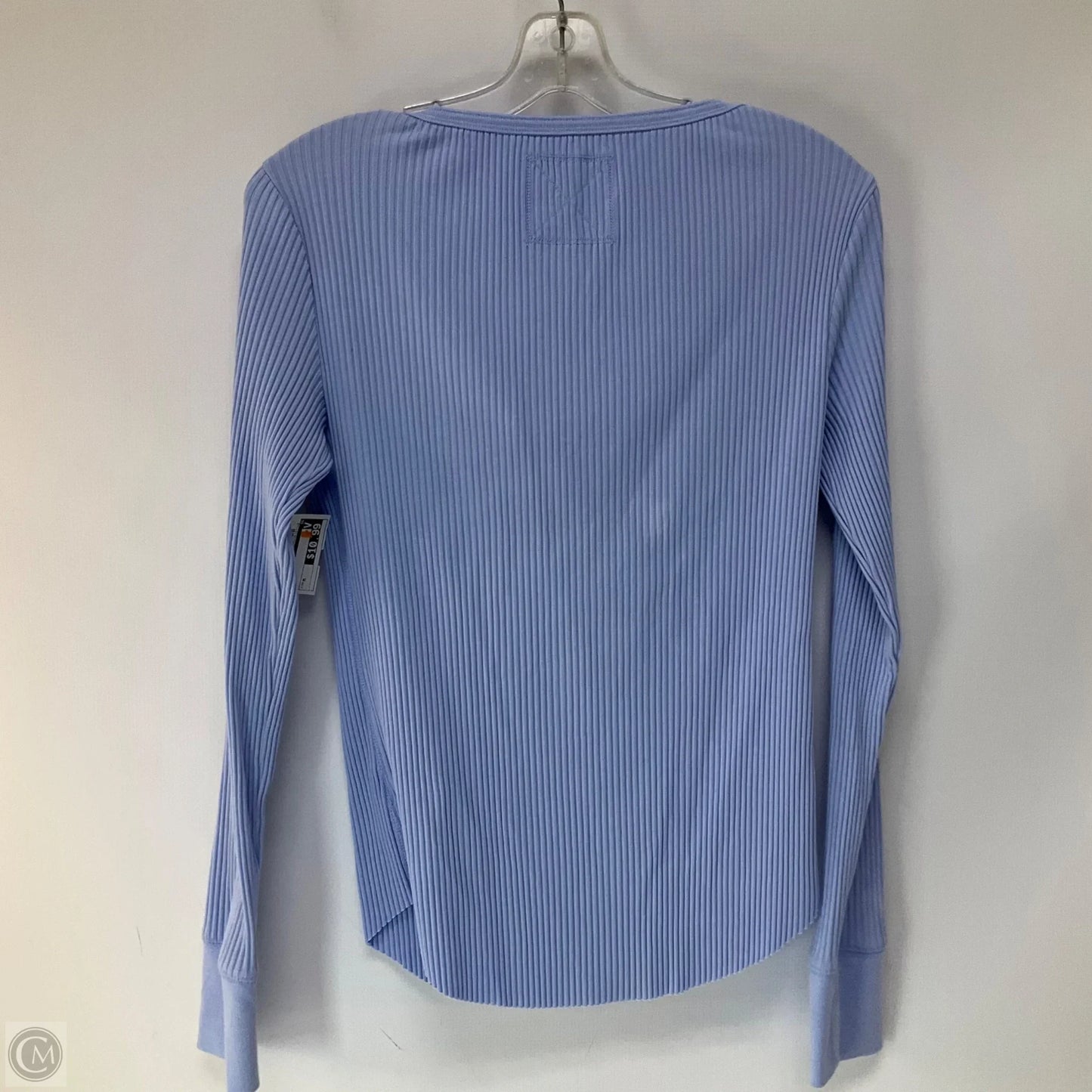 Top Long Sleeve By Aerie In Blue, Size: M