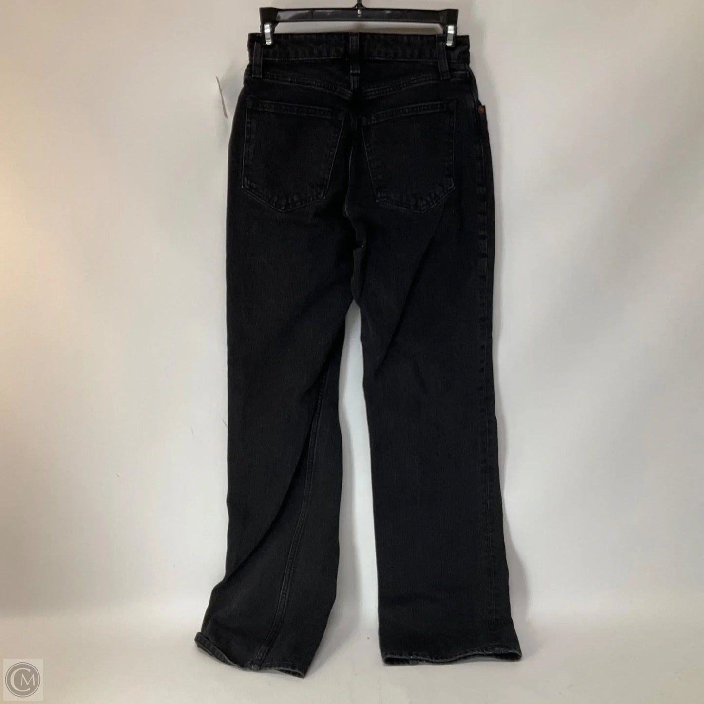 Jeans Straight By Abercrombie And Fitch In Black Denim, Size: 0
