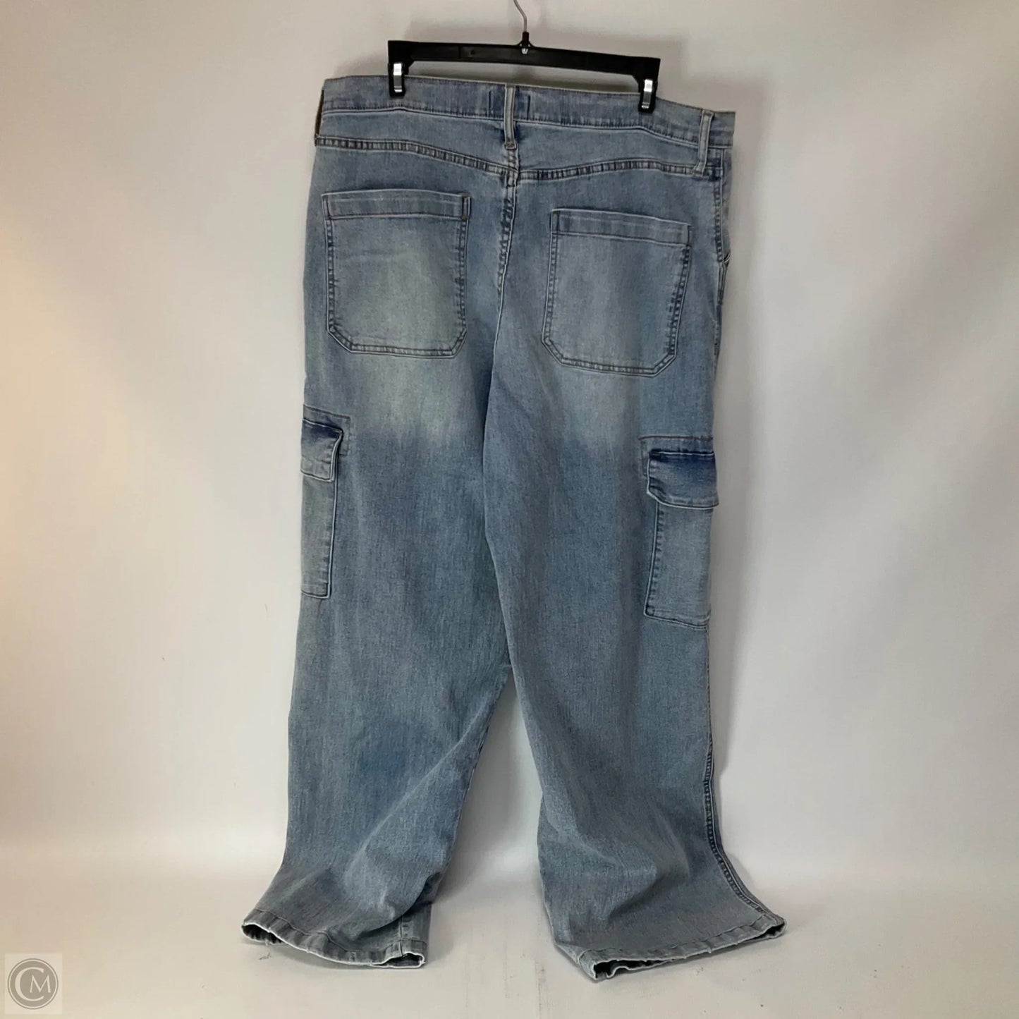 Jeans Wide Leg By Jessica Simpson In Blue Denim, Size: 14