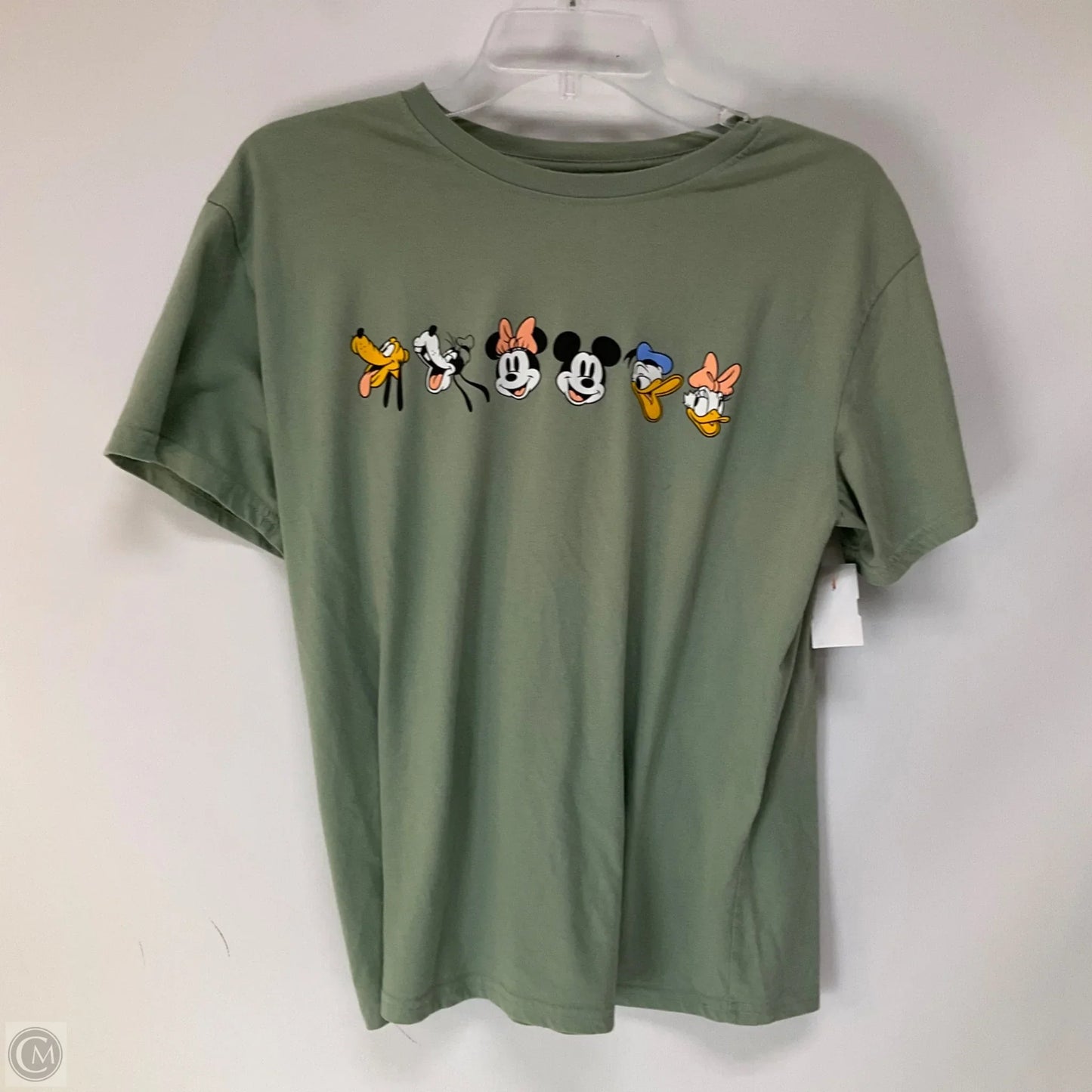 Top Short Sleeve By Disney In Green, Size: Xxl