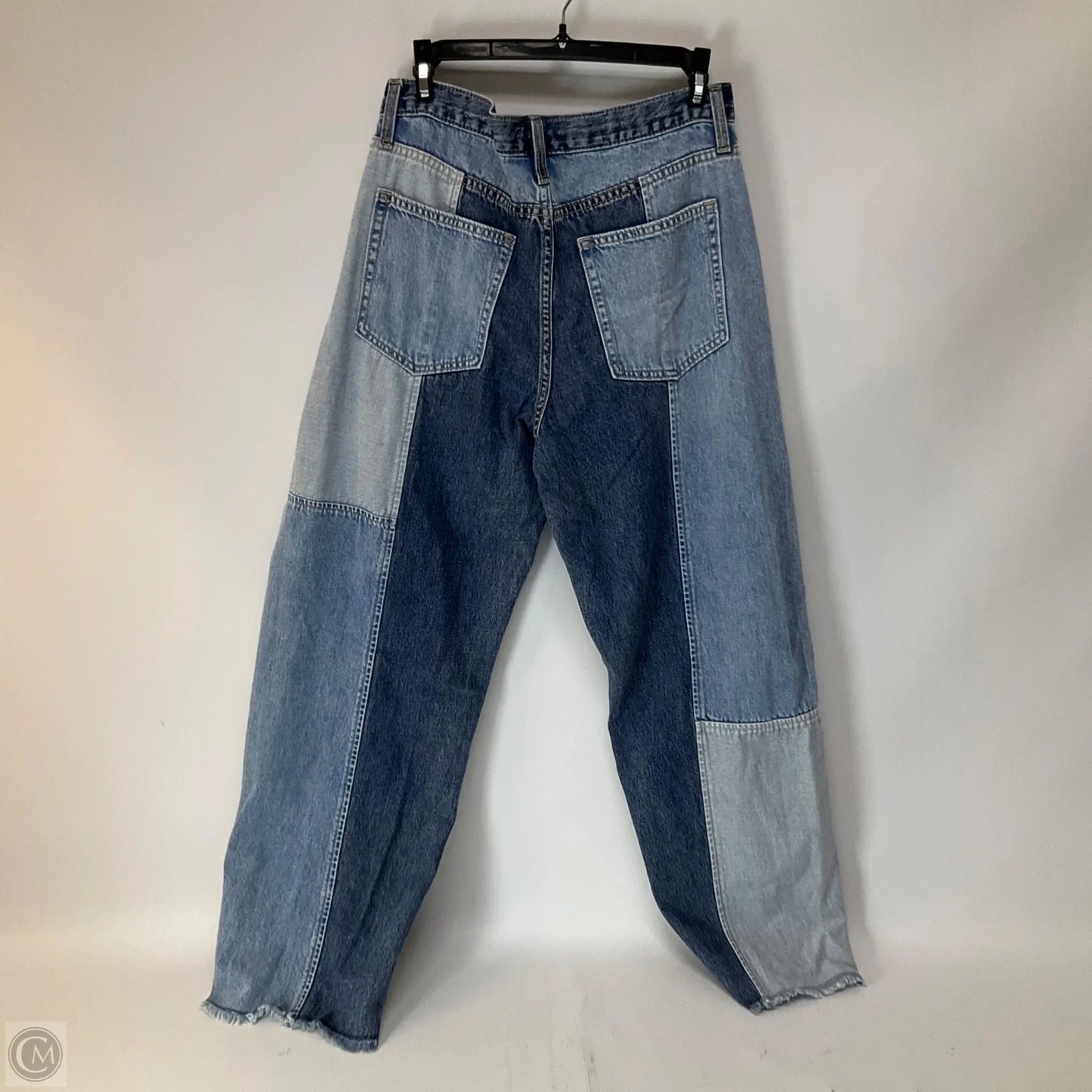 Jeans Straight By Gap In Blue Denim, Size: 4