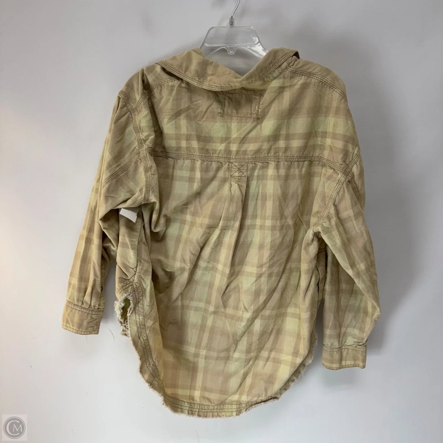 Top Long Sleeve By We The Free In Tan & White, Size: Xs