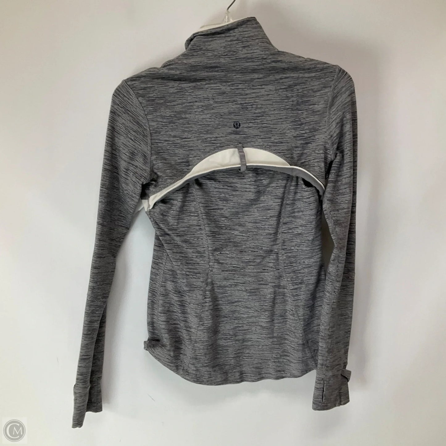Athletic Jacket By Lululemon In Grey, Size: 6