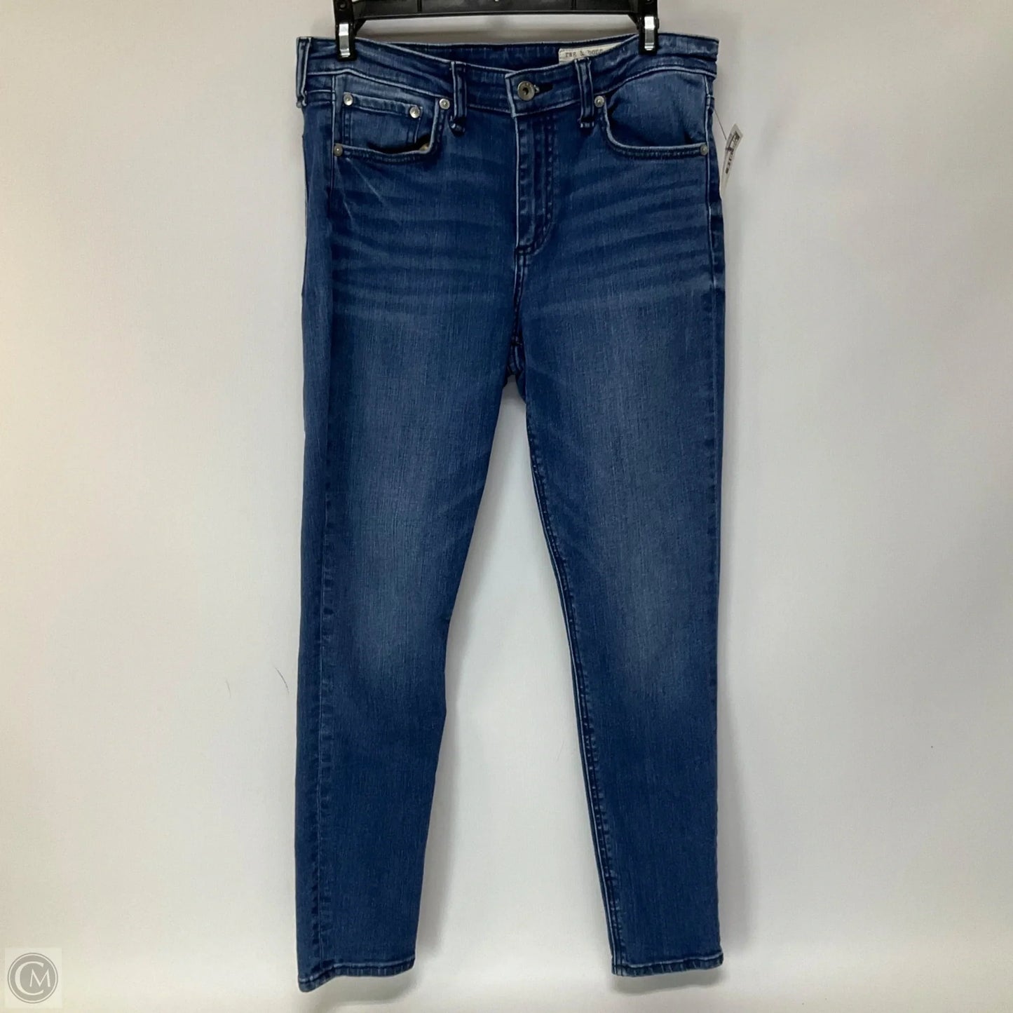 Jeans Skinny By Rag & Bones Jeans In Blue Denim, Size: 8