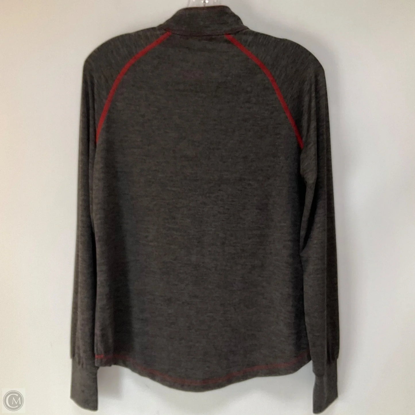Athletic Top Long Sleeve Collar By Colosseum In Grey, Size: M