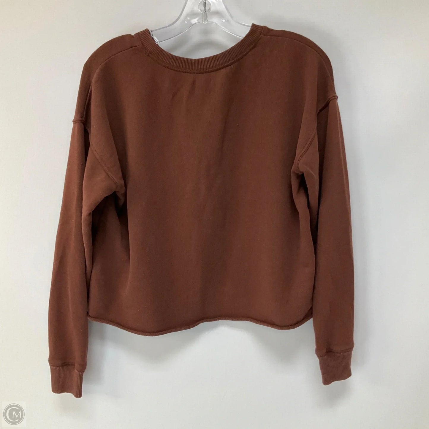 Top Long Sleeve By Aerie In Brown, Size: Xs