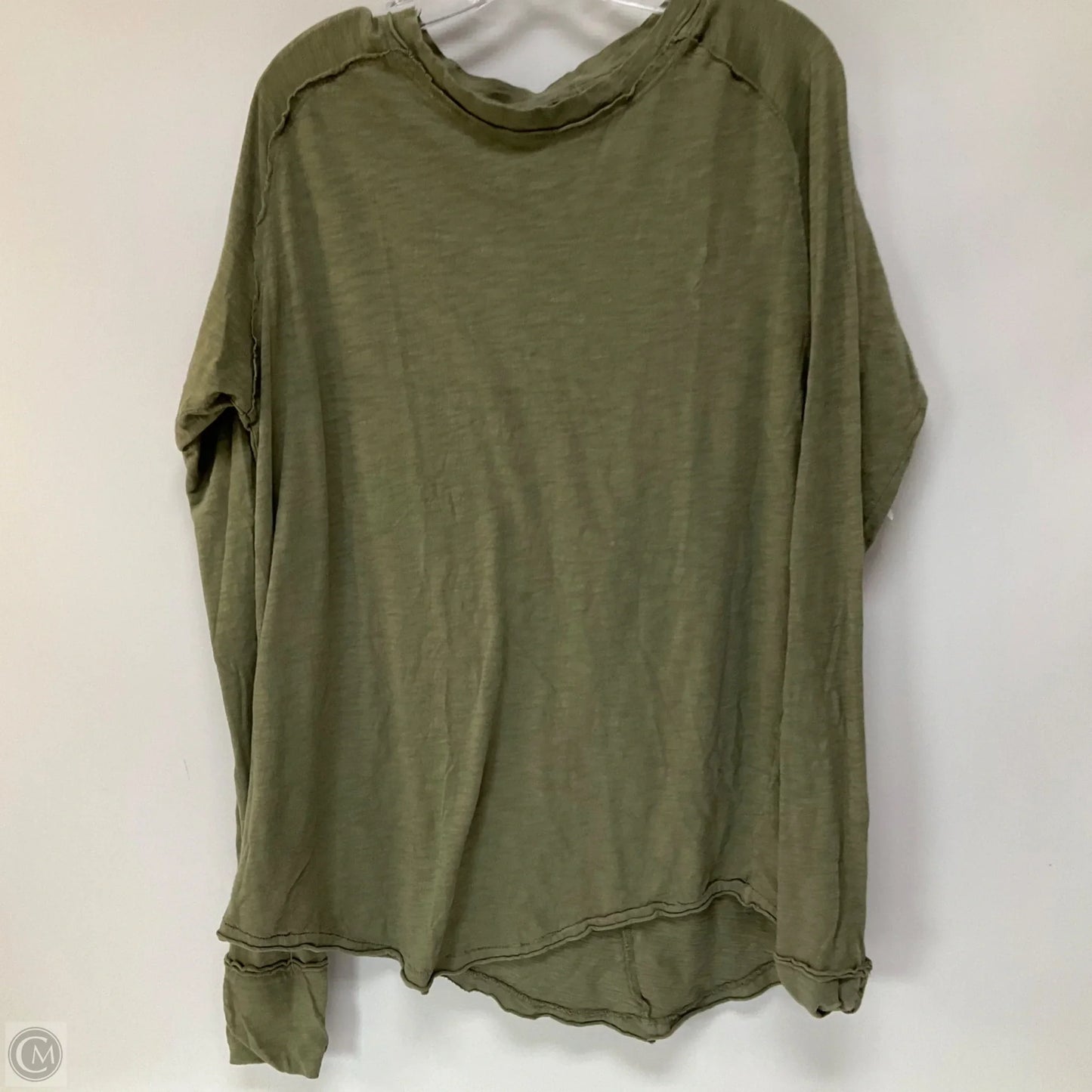 Top Long Sleeve By We The Free In Green, Size: S