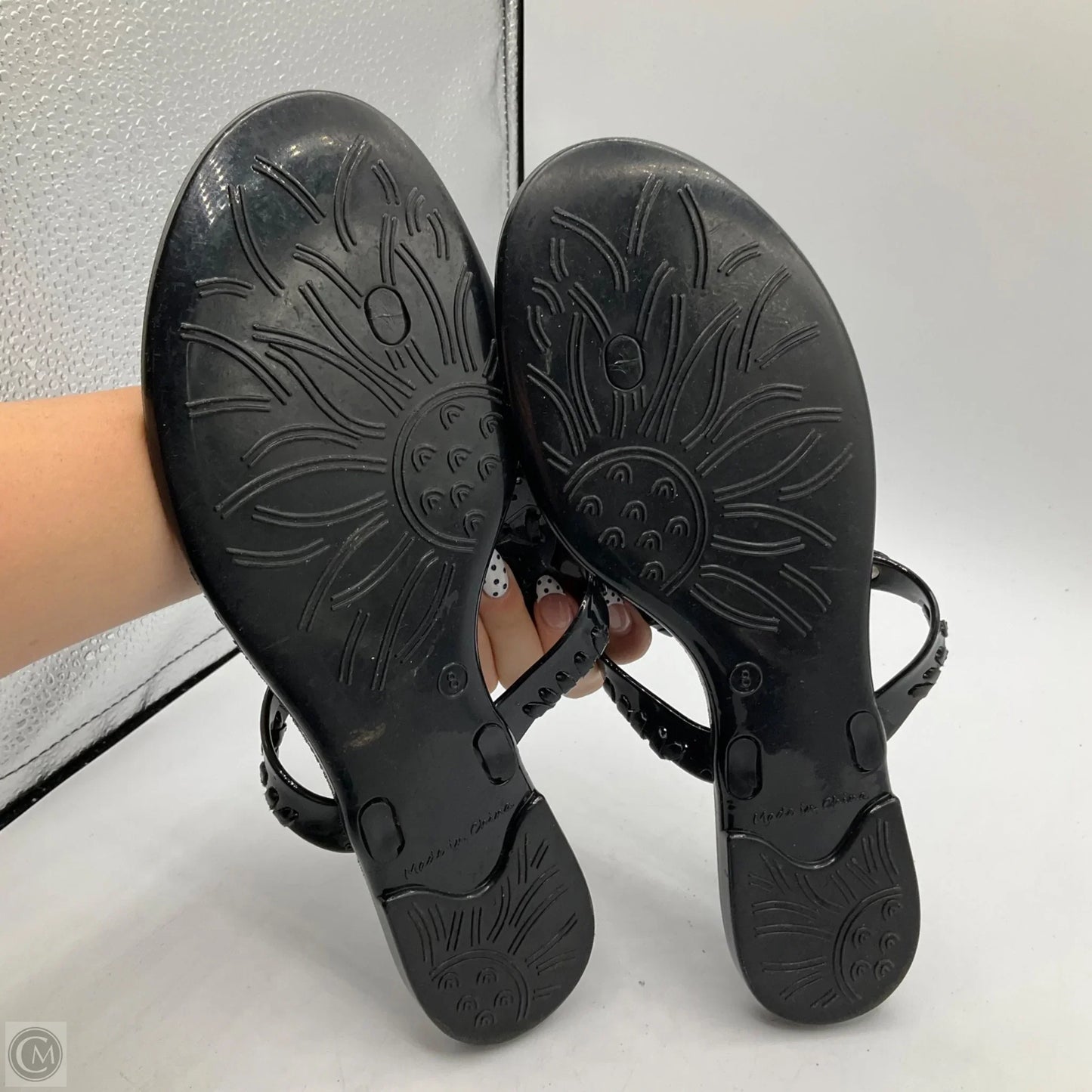 Sandals Flats By Jack Rogers In Black, Size: 8