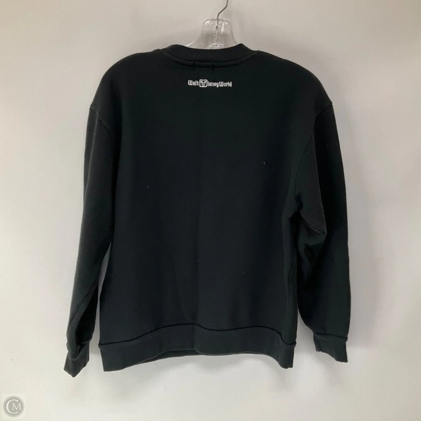 Sweatshirt Crewneck By Disney In Black, Size: M