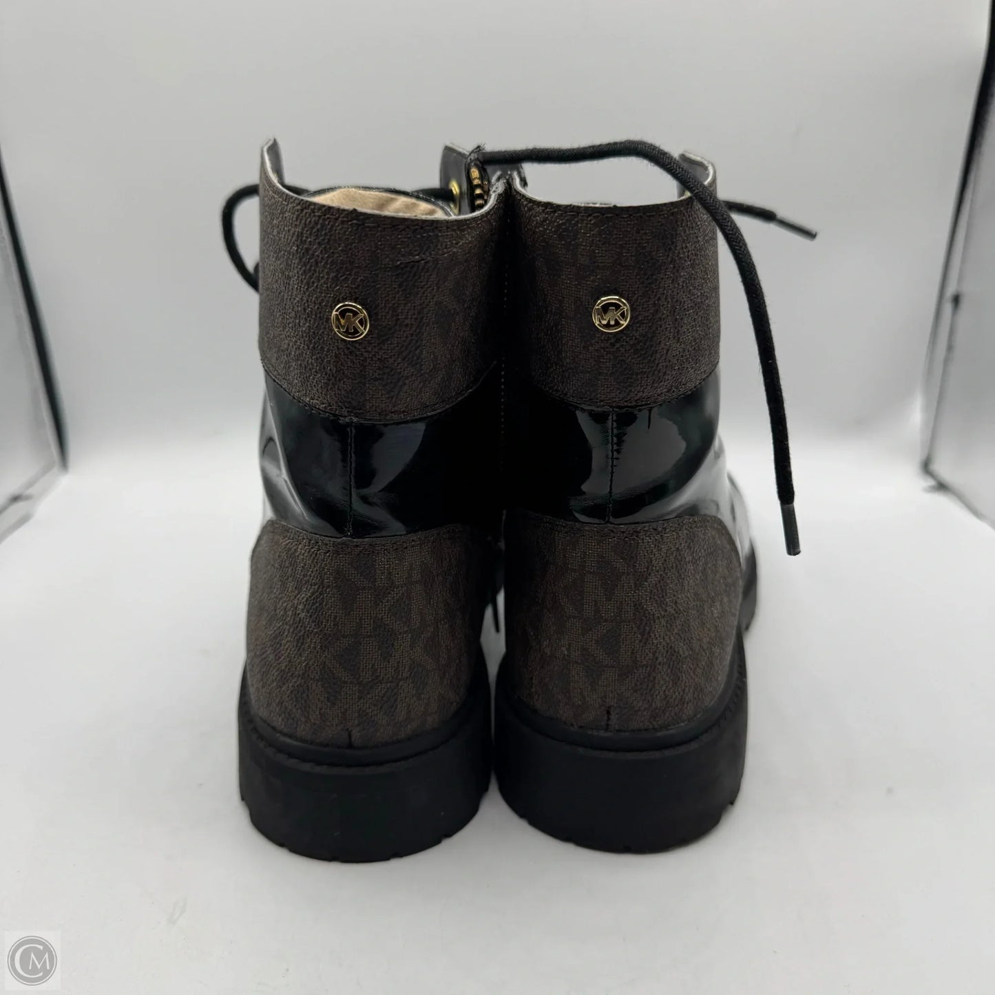 Boots Combat By Michael By Michael Kors In Black & Brown, Size: 8.5