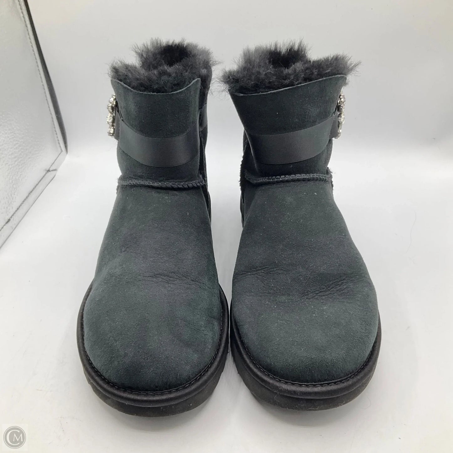 Boots Designer By Ugg In Black, Size: 8
